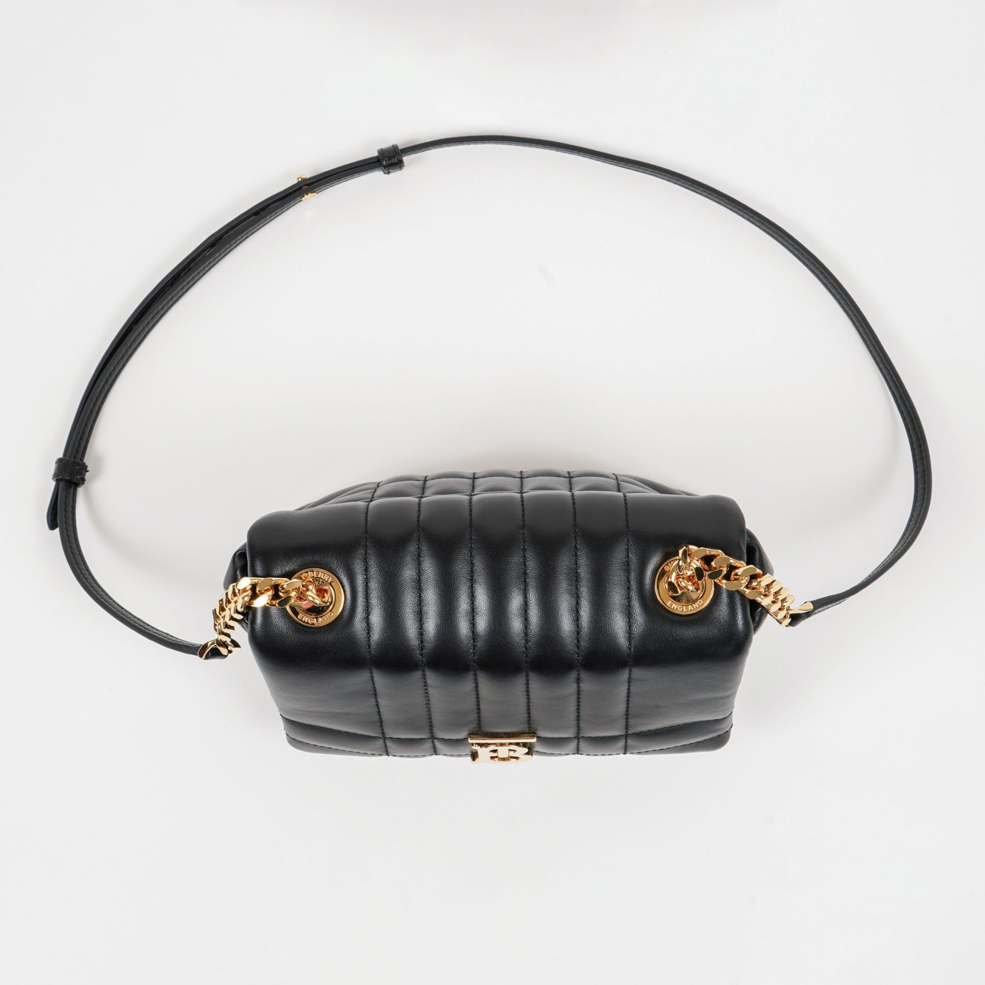 퀼팅 레더 미니 롤라 사첼