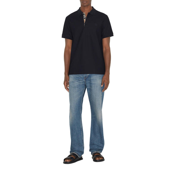 모노그램 모티프 폴로셔츠