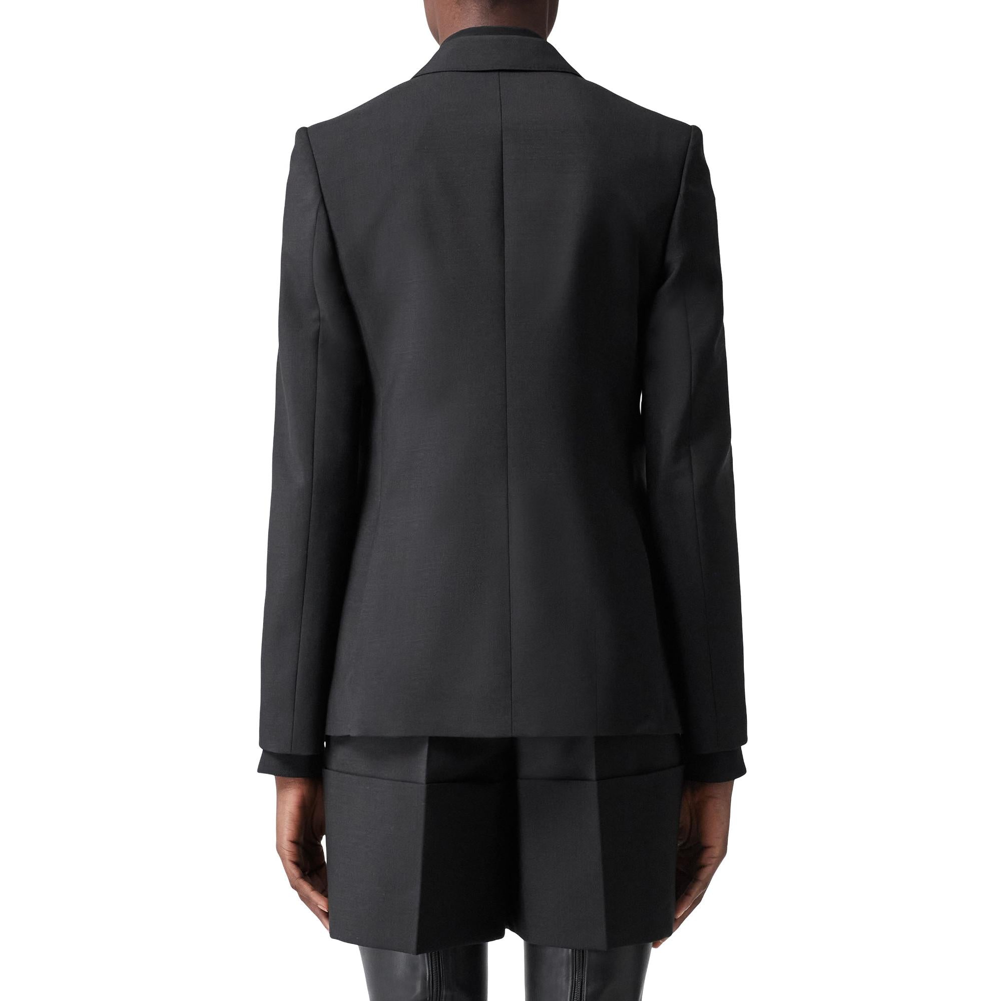 모헤어 울 테일러드 재킷