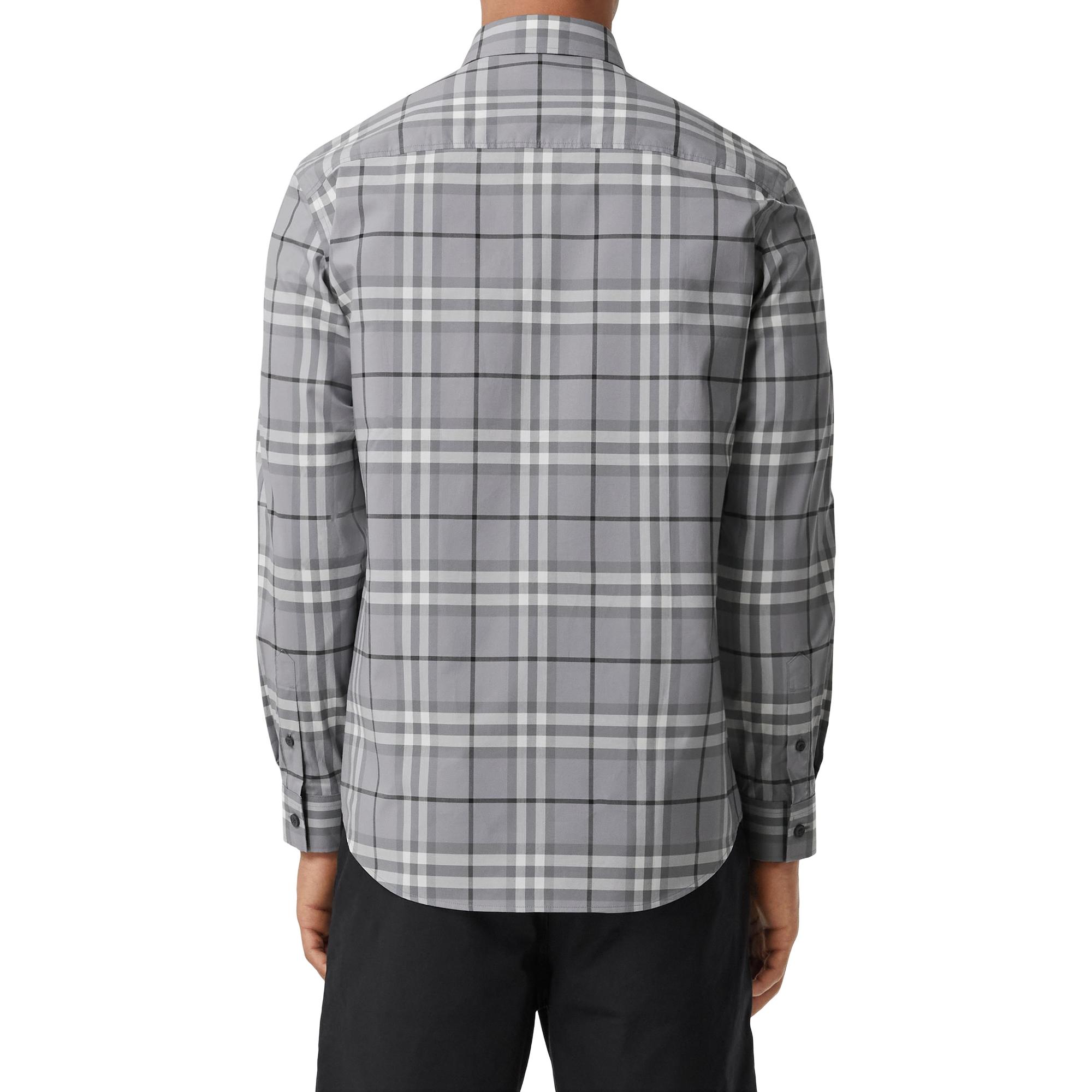 체크 코튼 셔츠