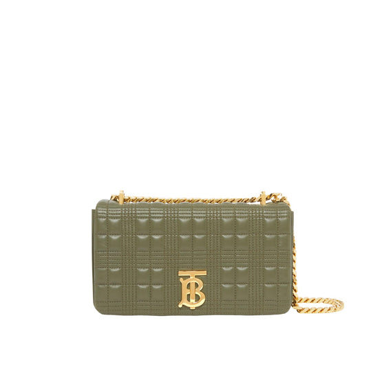 퀼팅 레더 스몰 롤라 백