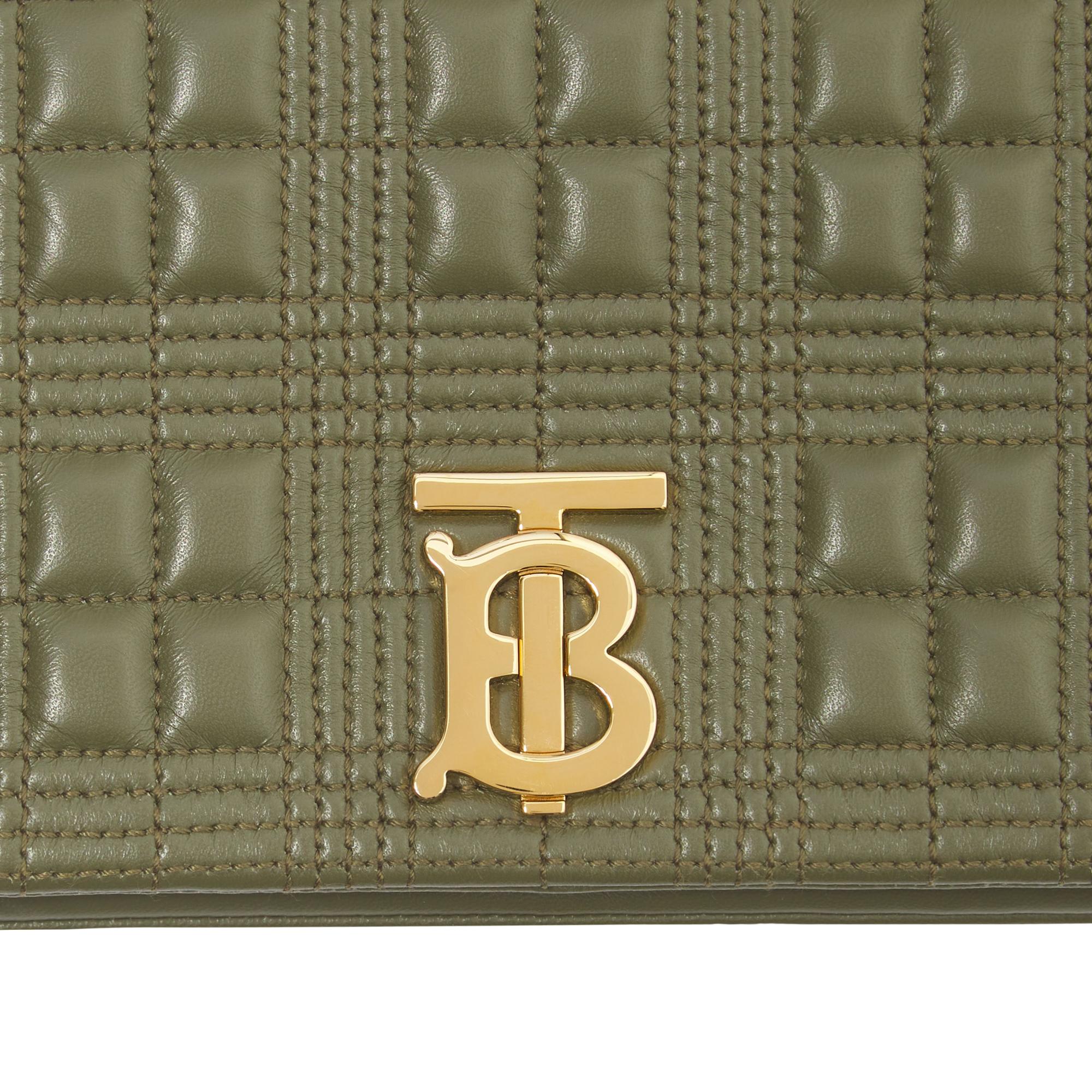 퀼팅 레더 스몰 롤라 백