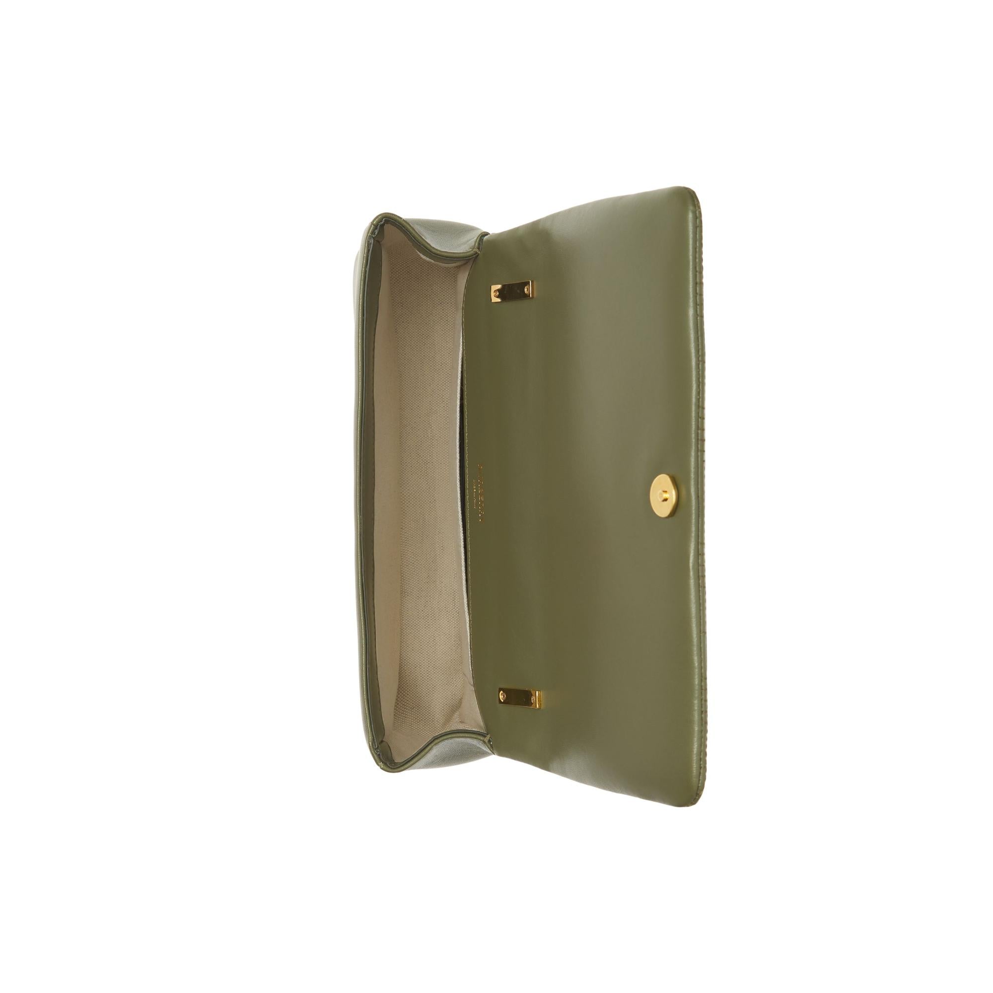 퀼팅 레더 스몰 롤라 백