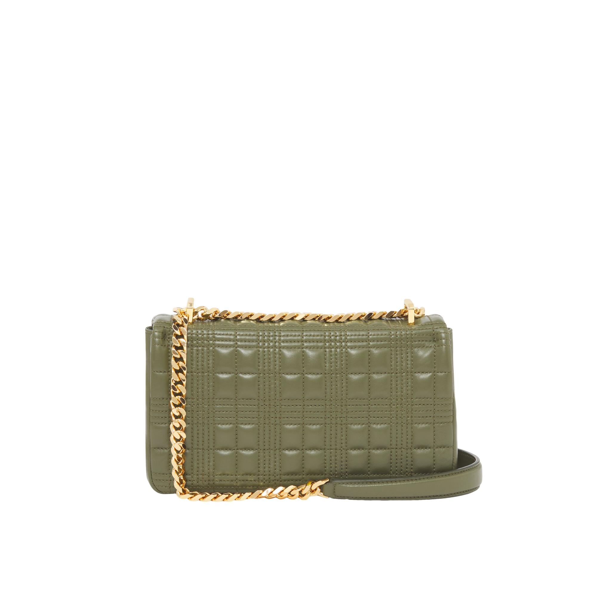 퀼팅 레더 스몰 롤라 백