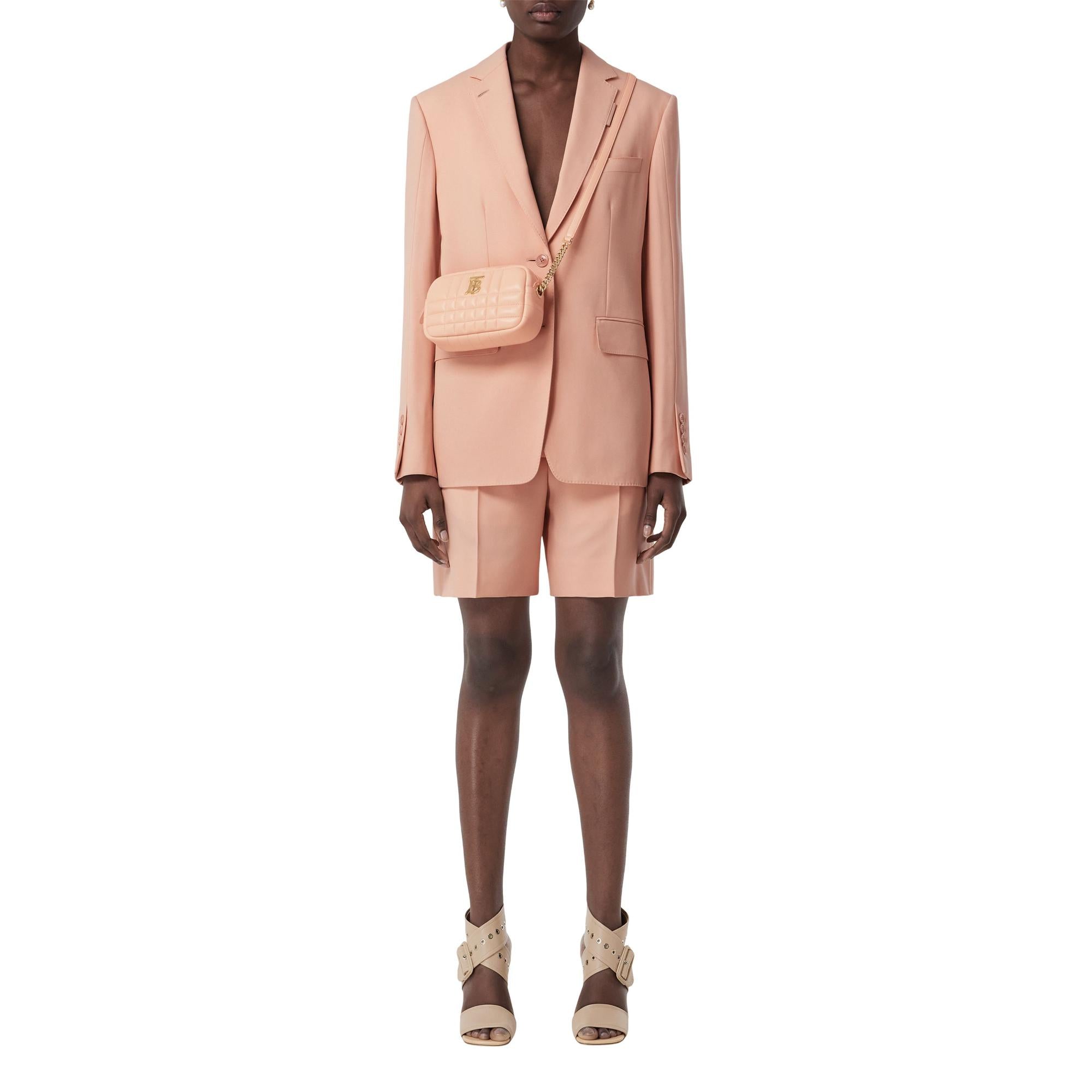 퀼팅 레더 미니 롤라 카메라 백