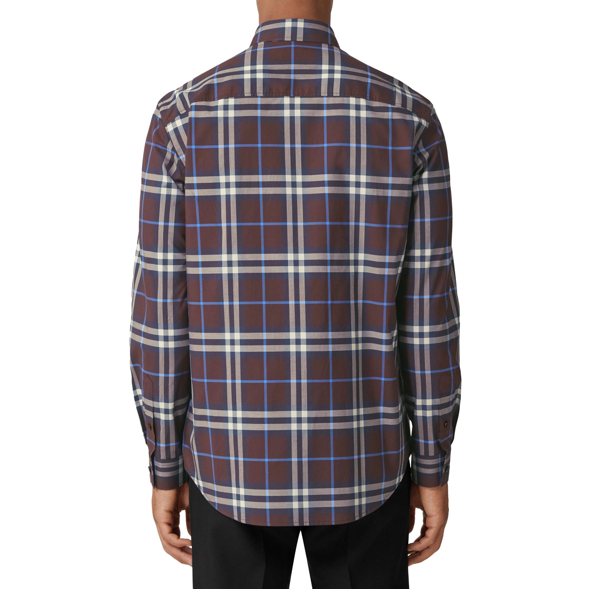 체크 코튼 셔츠