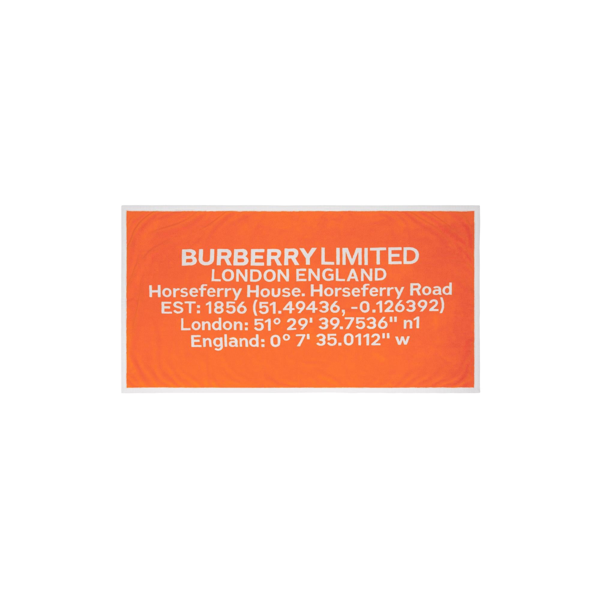 로케이션 코튼 자카드 타월