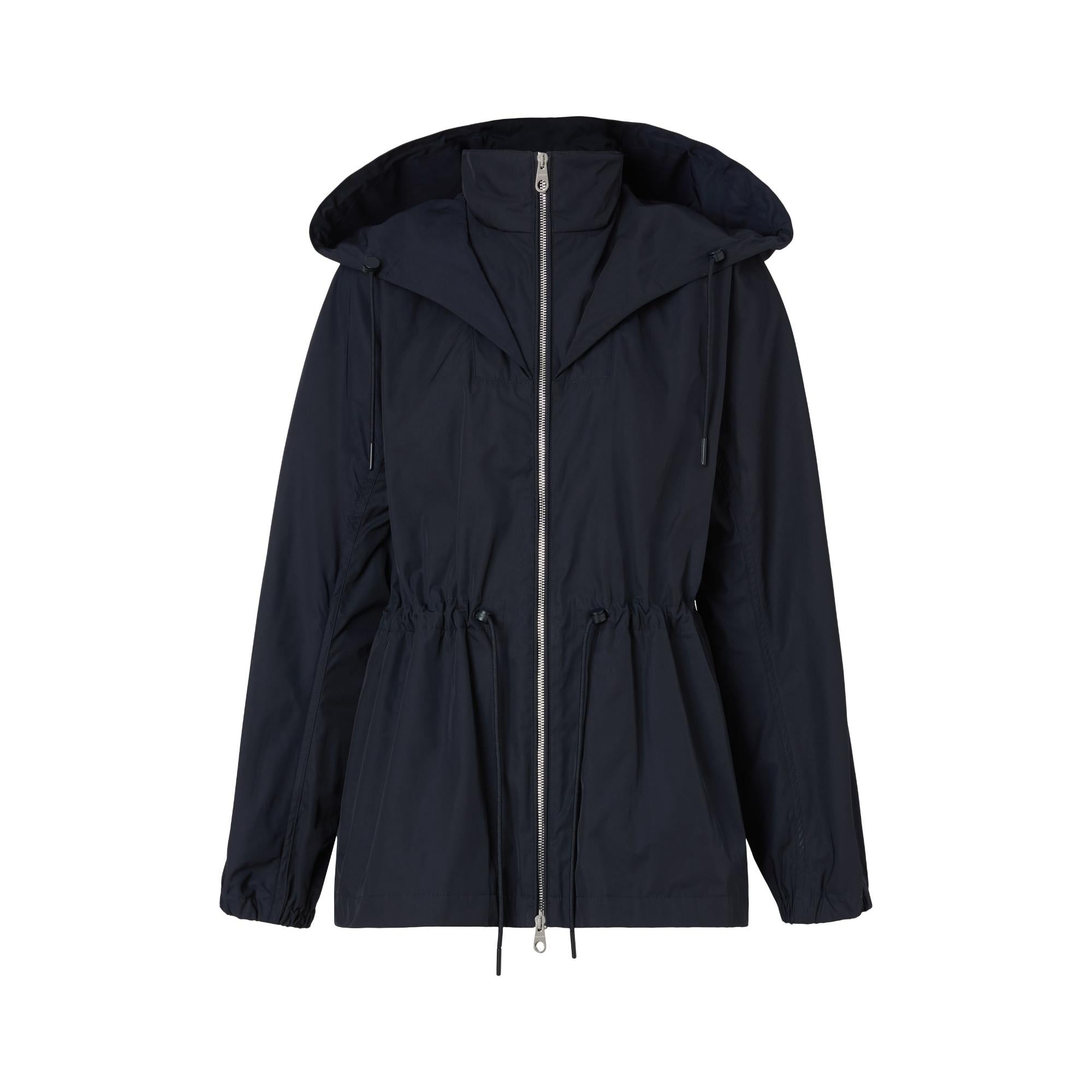 로고 디테일 후드 파카