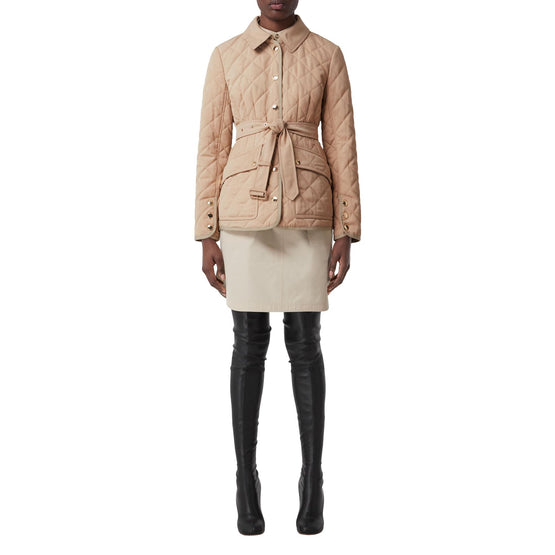 다이아몬드 퀼팅 재킷