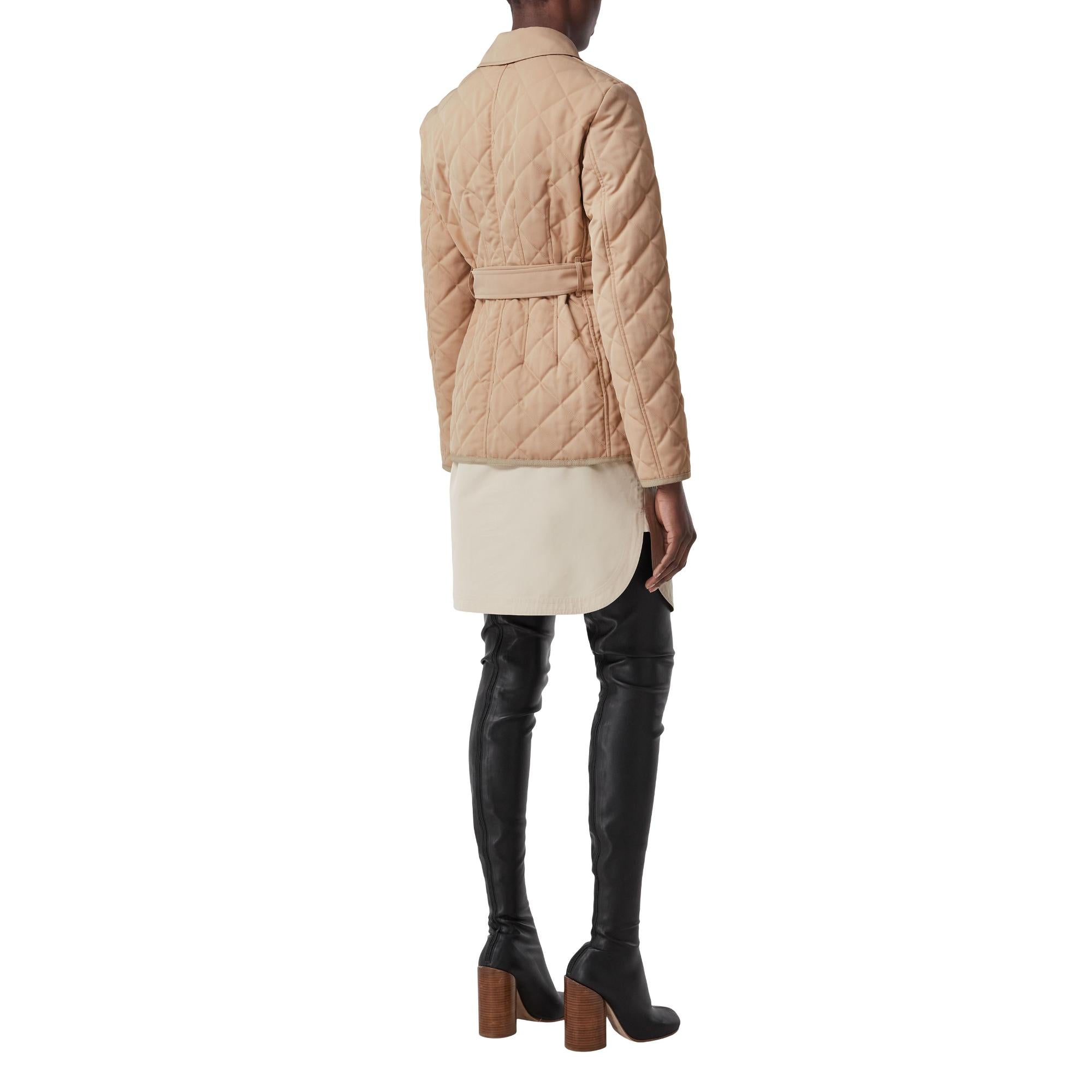 다이아몬드 퀼팅 재킷