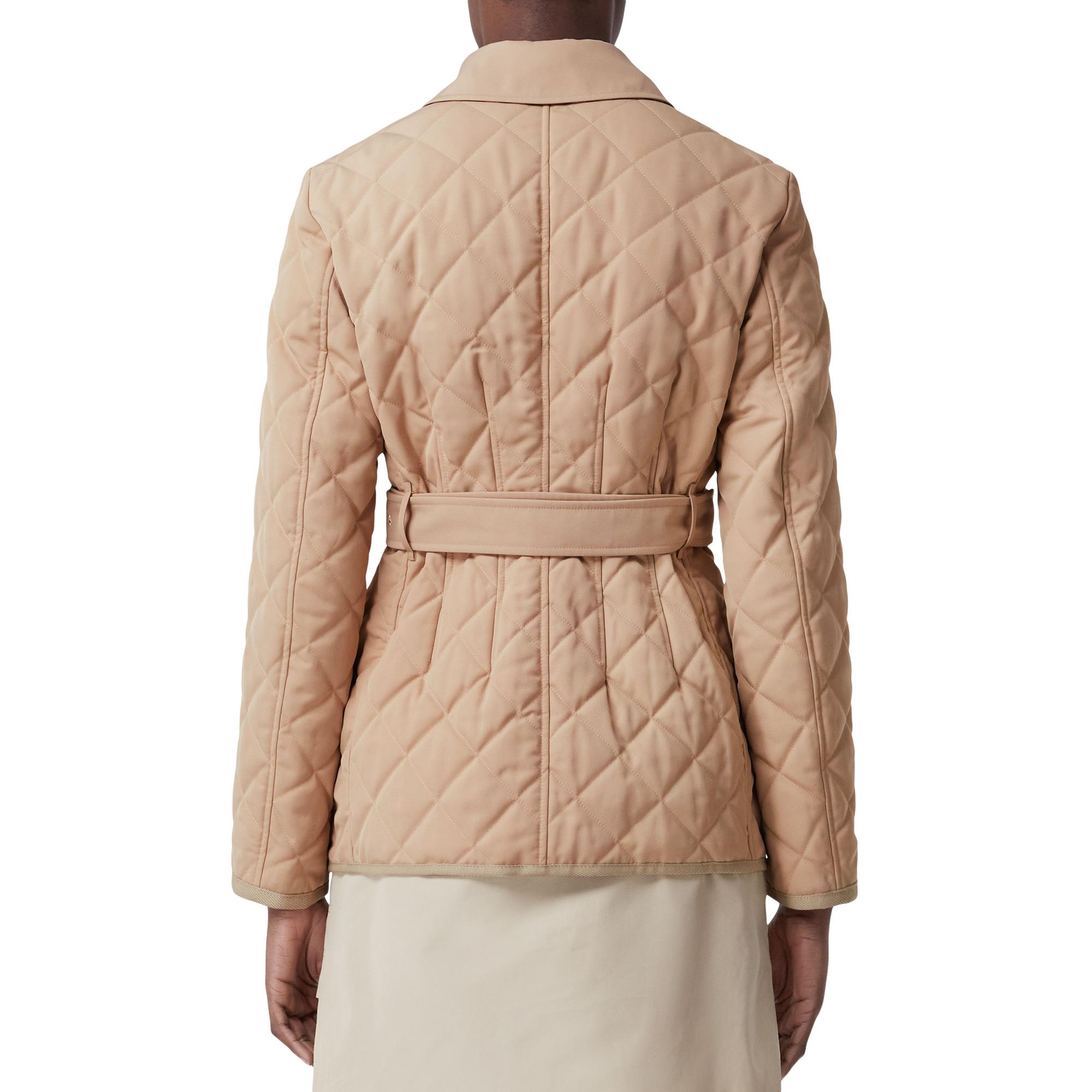 다이아몬드 퀼팅 재킷