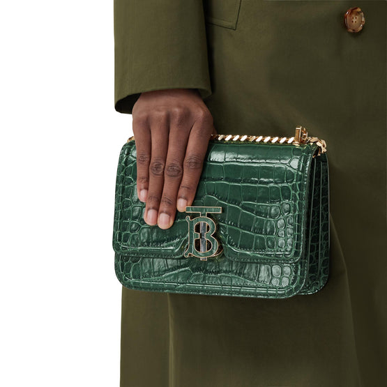 엠보싱 레더 스몰 TB 백