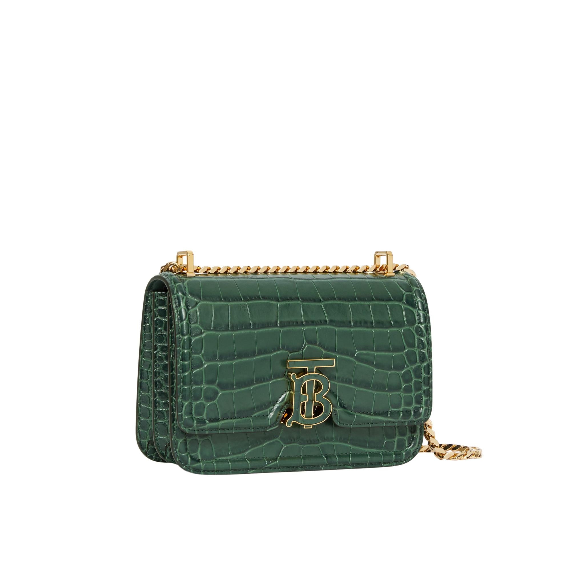 엠보싱 레더 스몰 TB 백