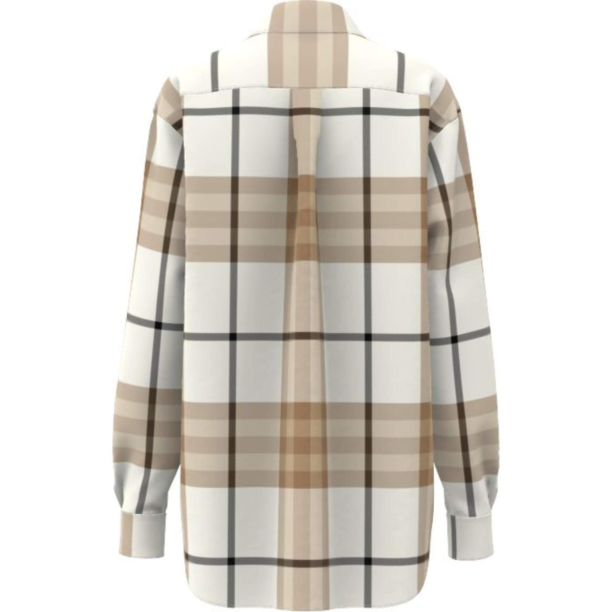 체크 코튼 트윌 셔츠