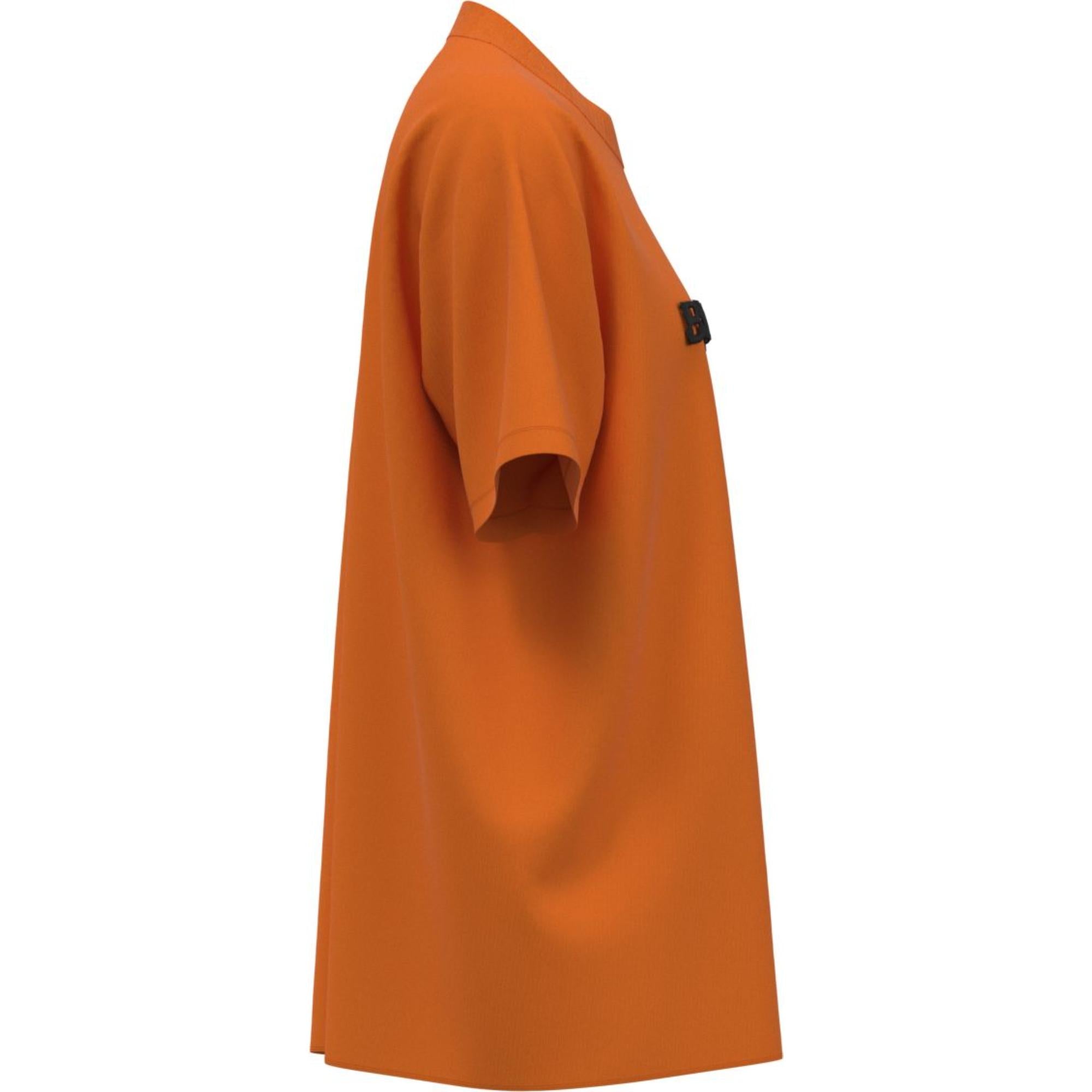 로고 프린트 코튼 티셔츠