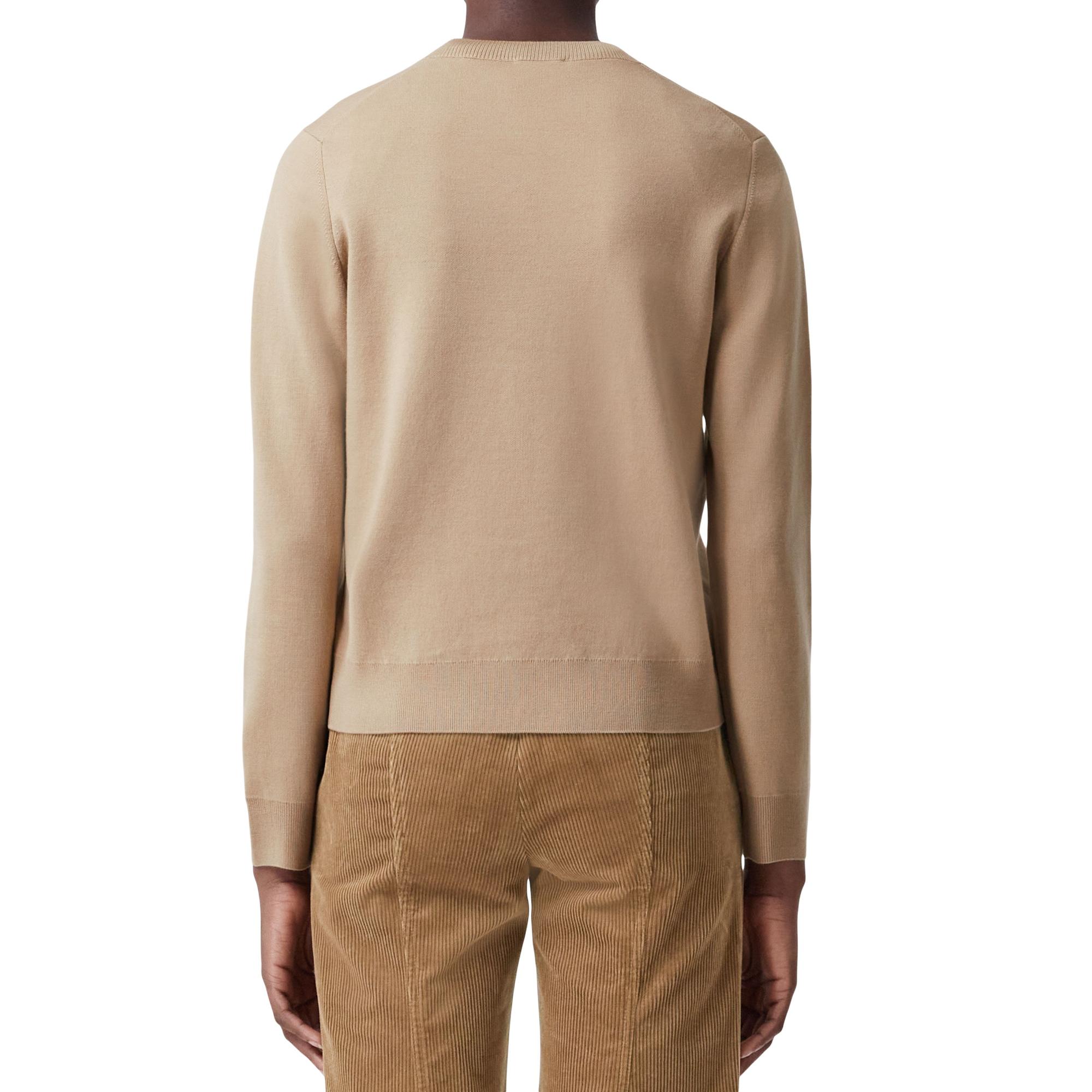 호스페리 스퀘어 울 블렌드 자카드 스웨터