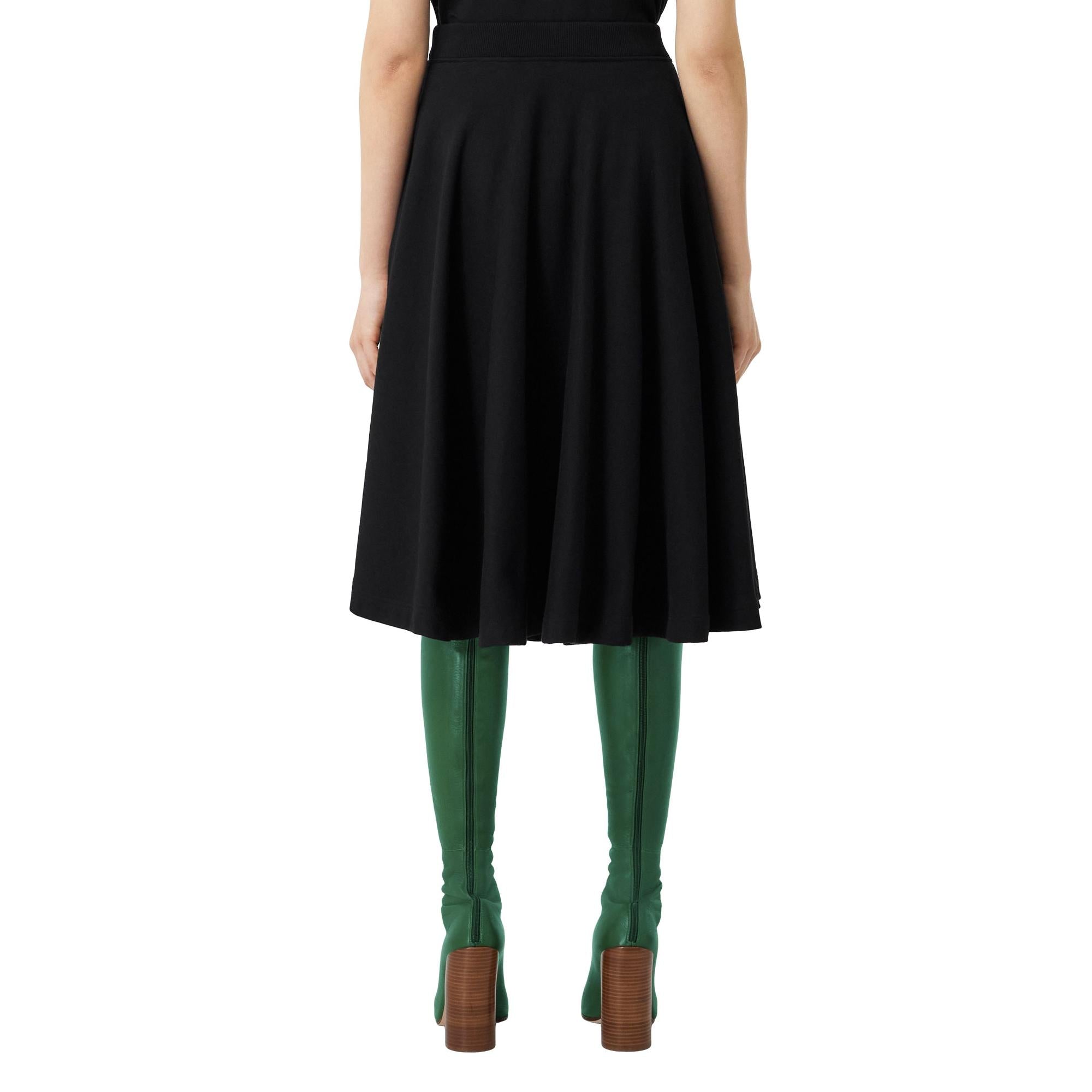 튤 라이닝 코튼 에이라인 스커트