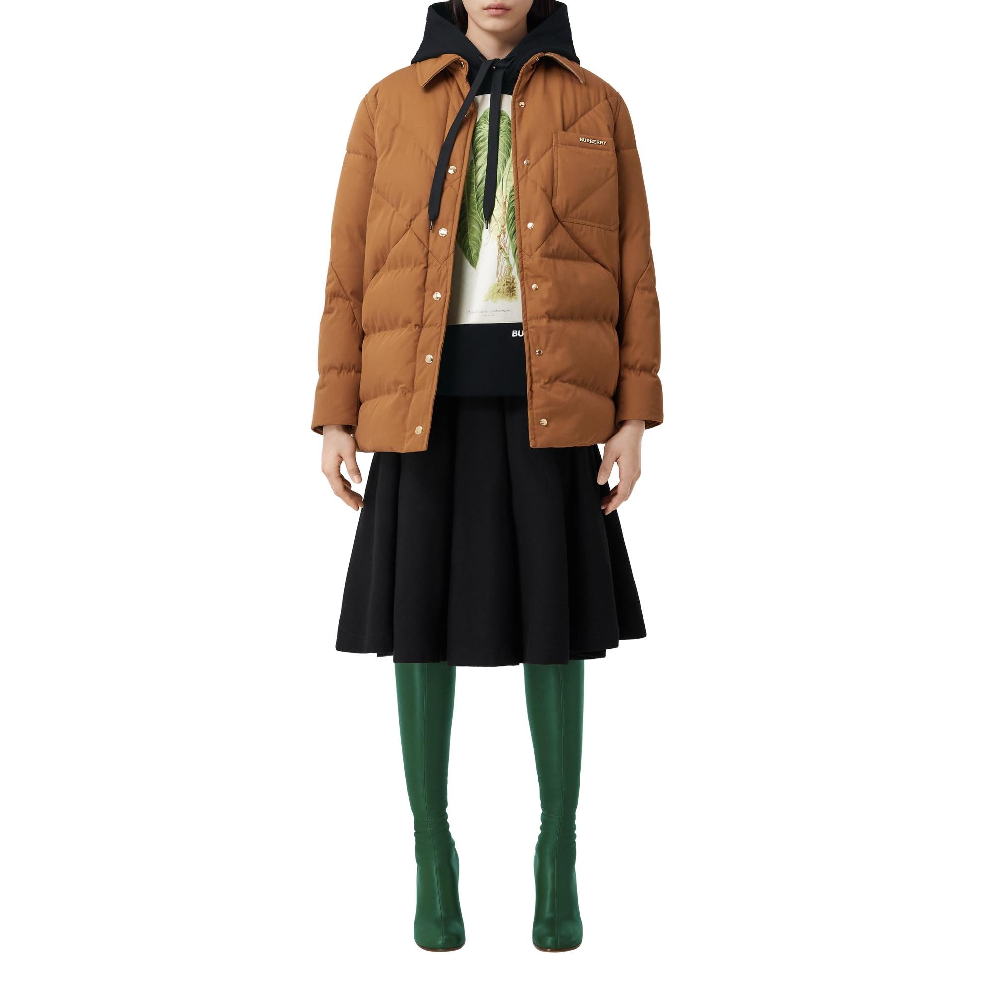 튤 라이닝 코튼 에이라인 스커트