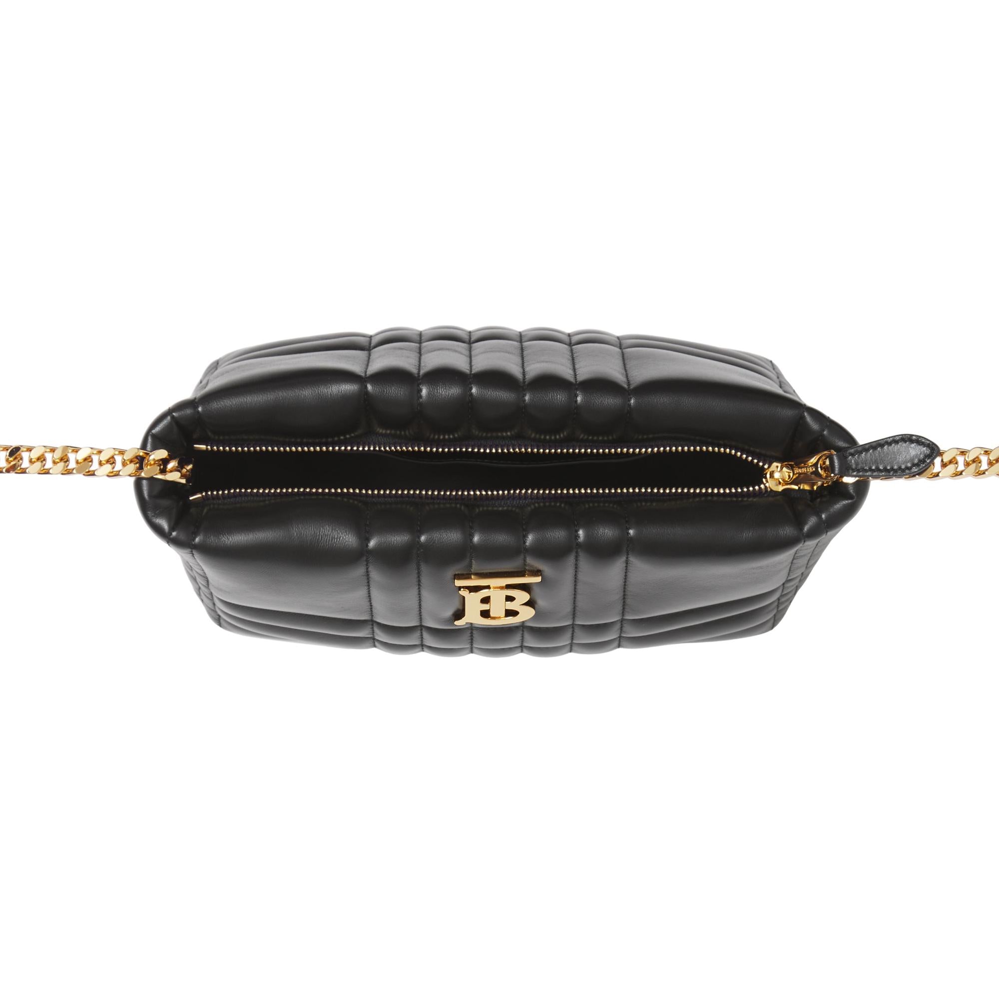 퀼팅 레더 스몰 소프트 롤라 백