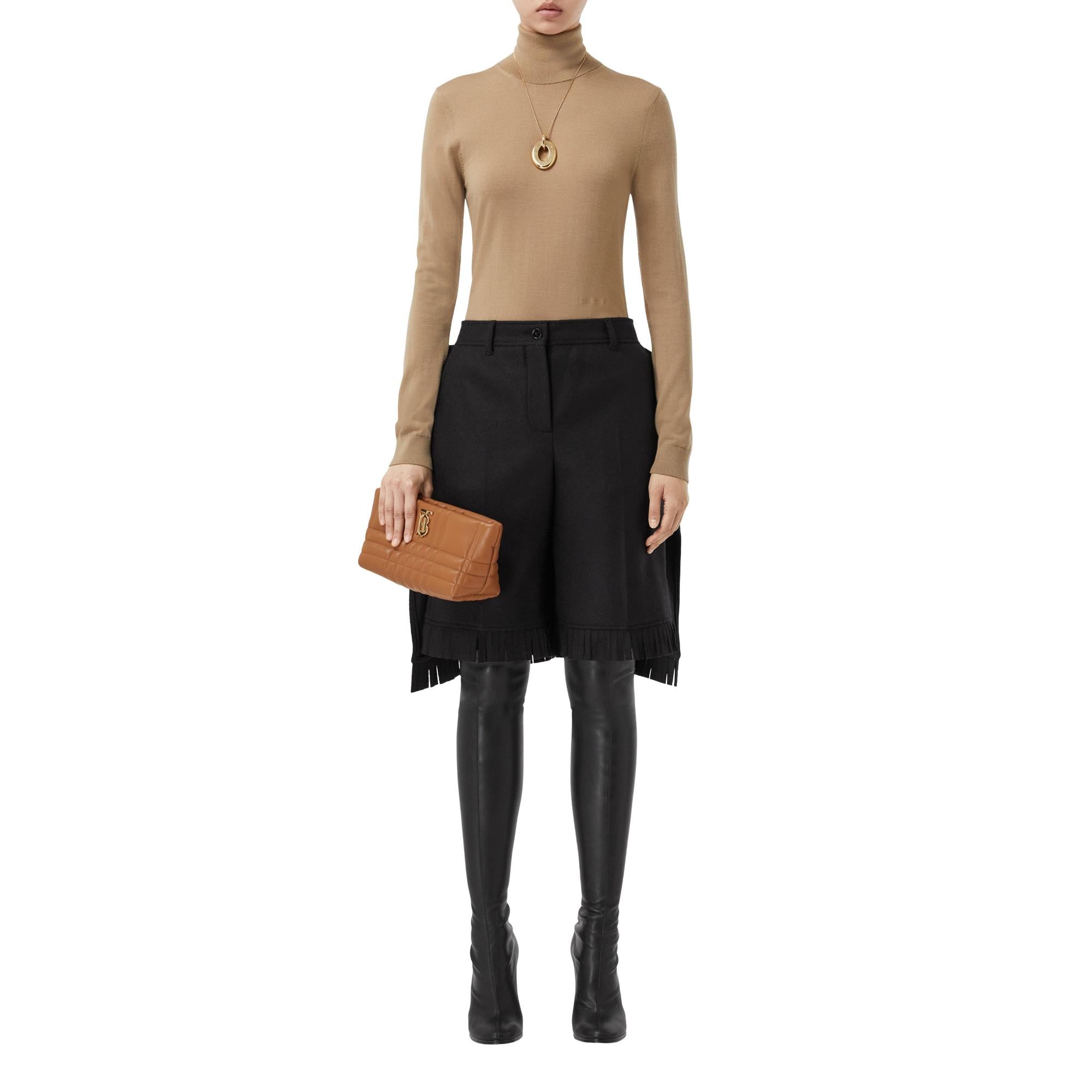 퀼팅 레더 스몰 소프트 롤라 백