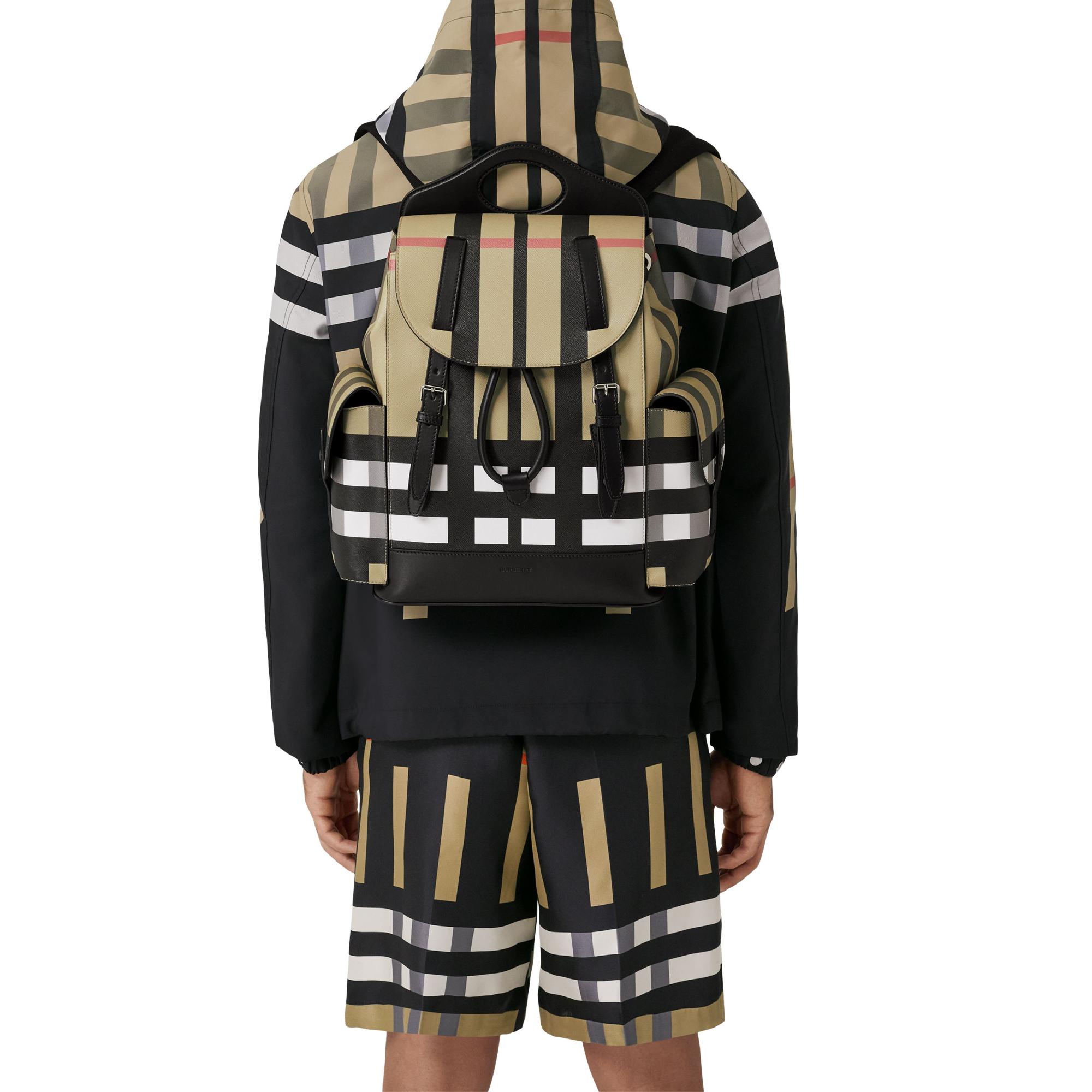 슬라이스 체크 포켓 백팩