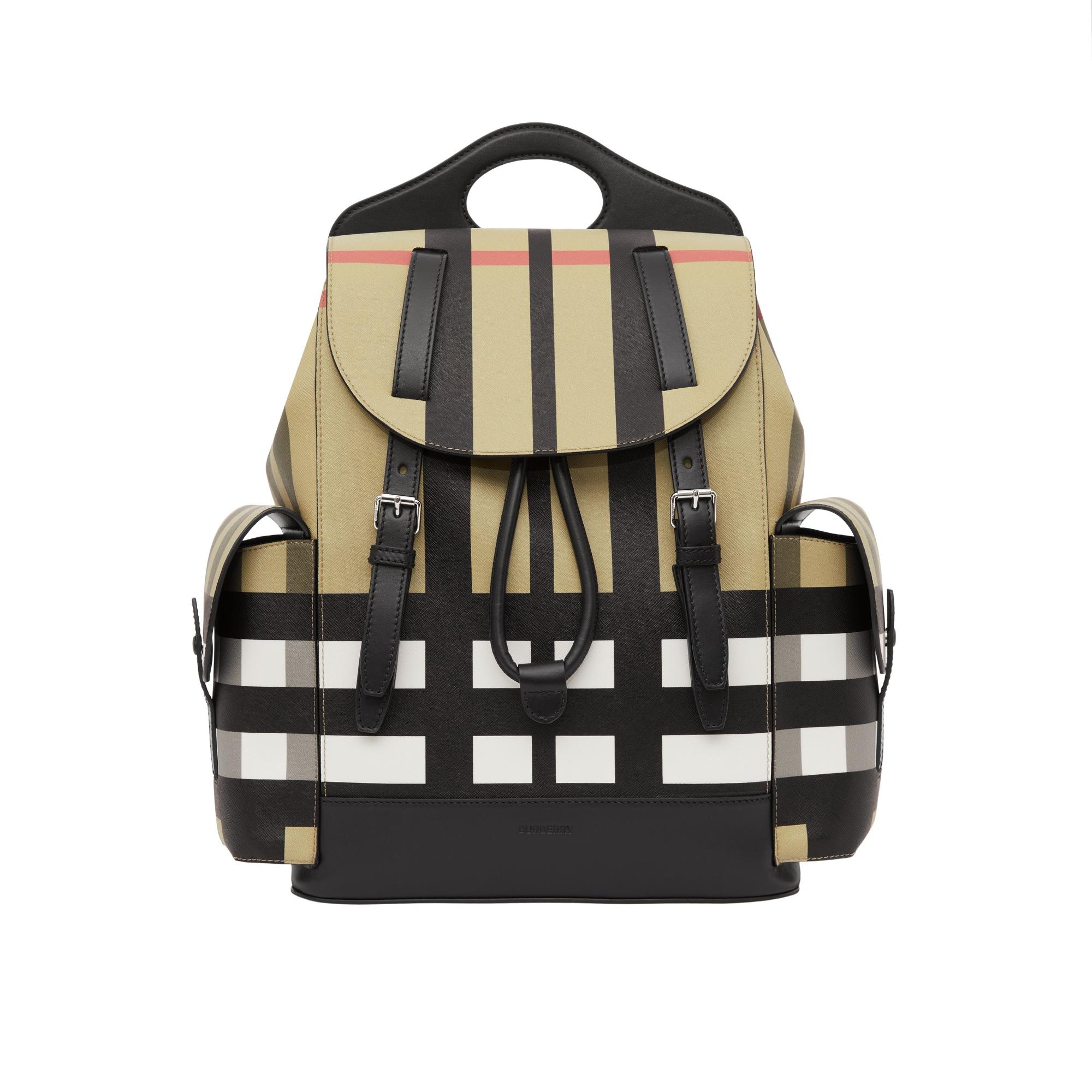 슬라이스 체크 포켓 백팩