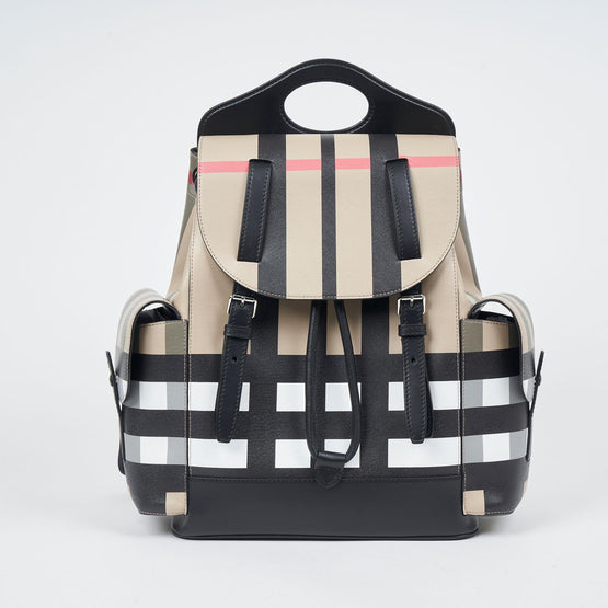 슬라이스 체크 포켓 백팩