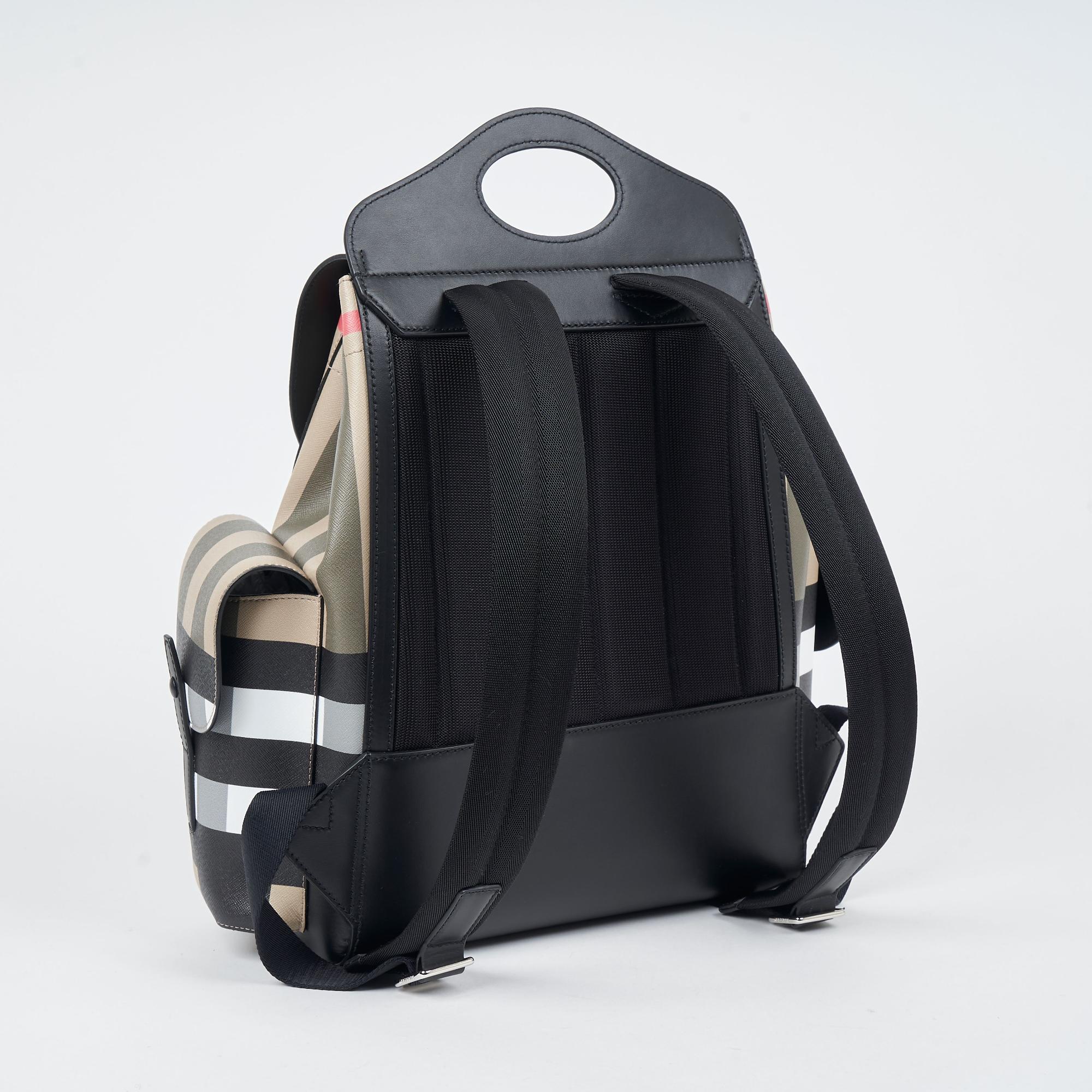 슬라이스 체크 포켓 백팩