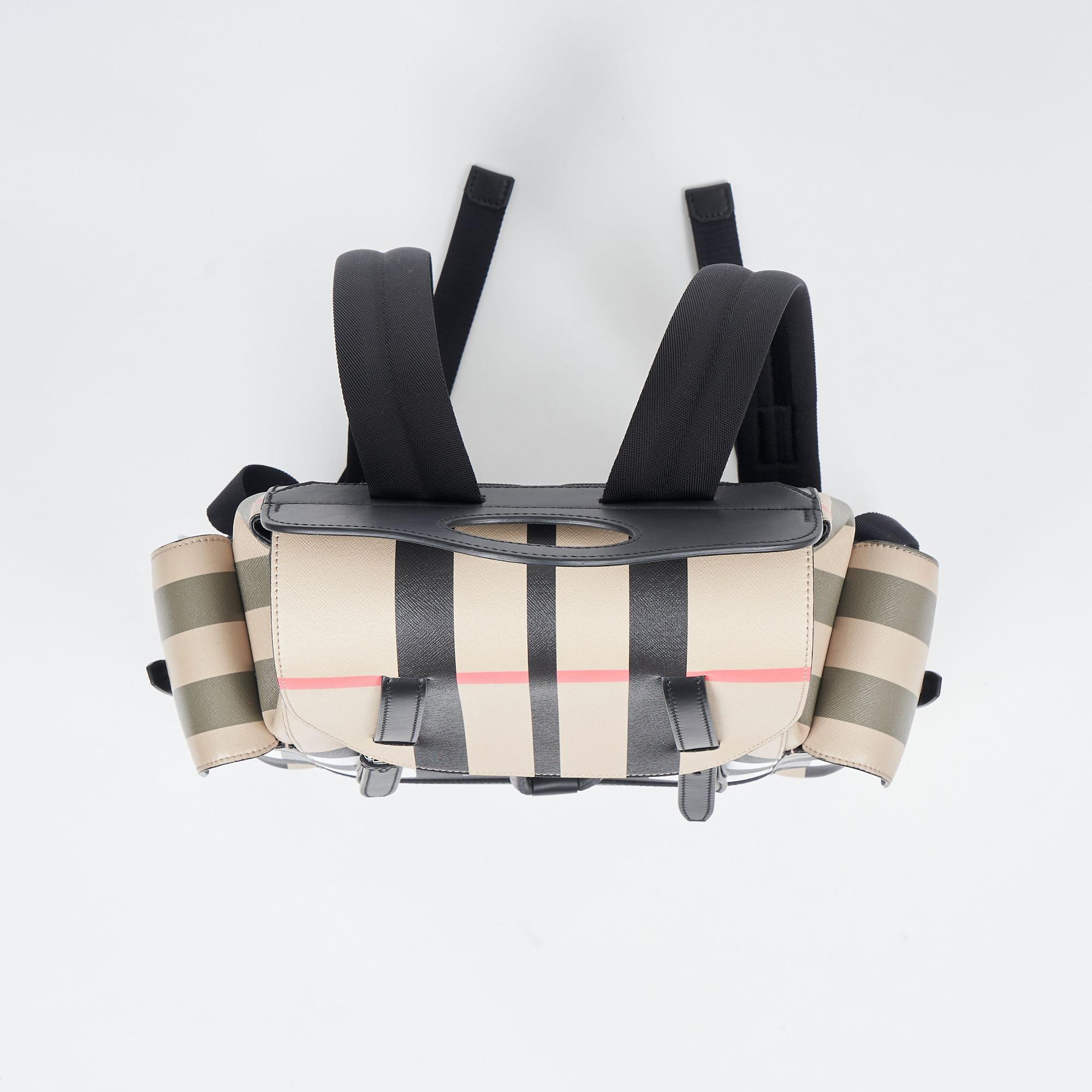 슬라이스 체크 포켓 백팩