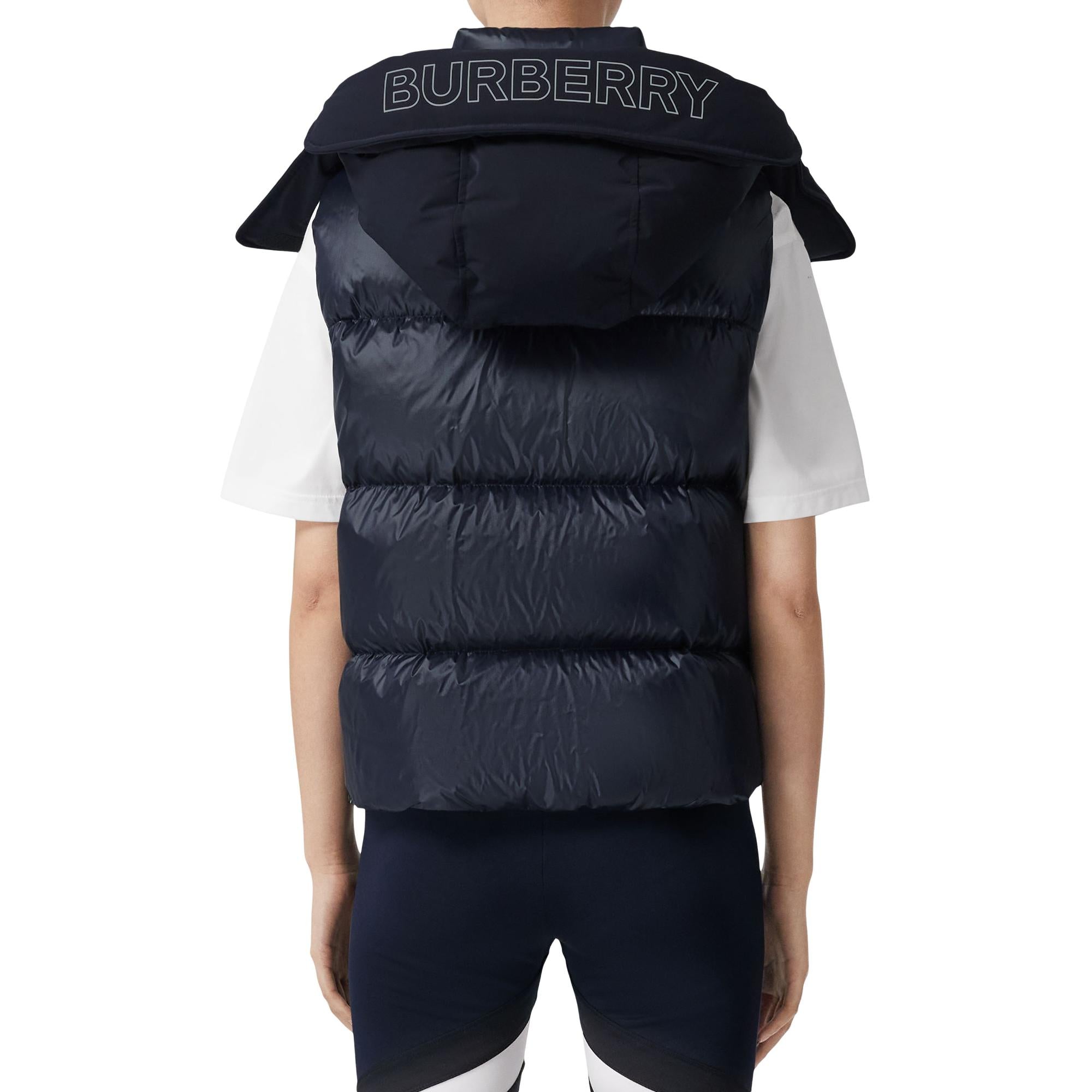 디태처블 후드 나일론 퍼퍼 질레