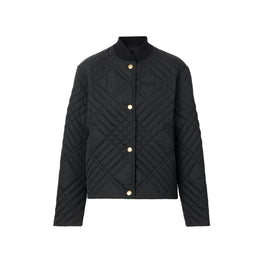 로고 디테일 라이트 퀼팅 재킷