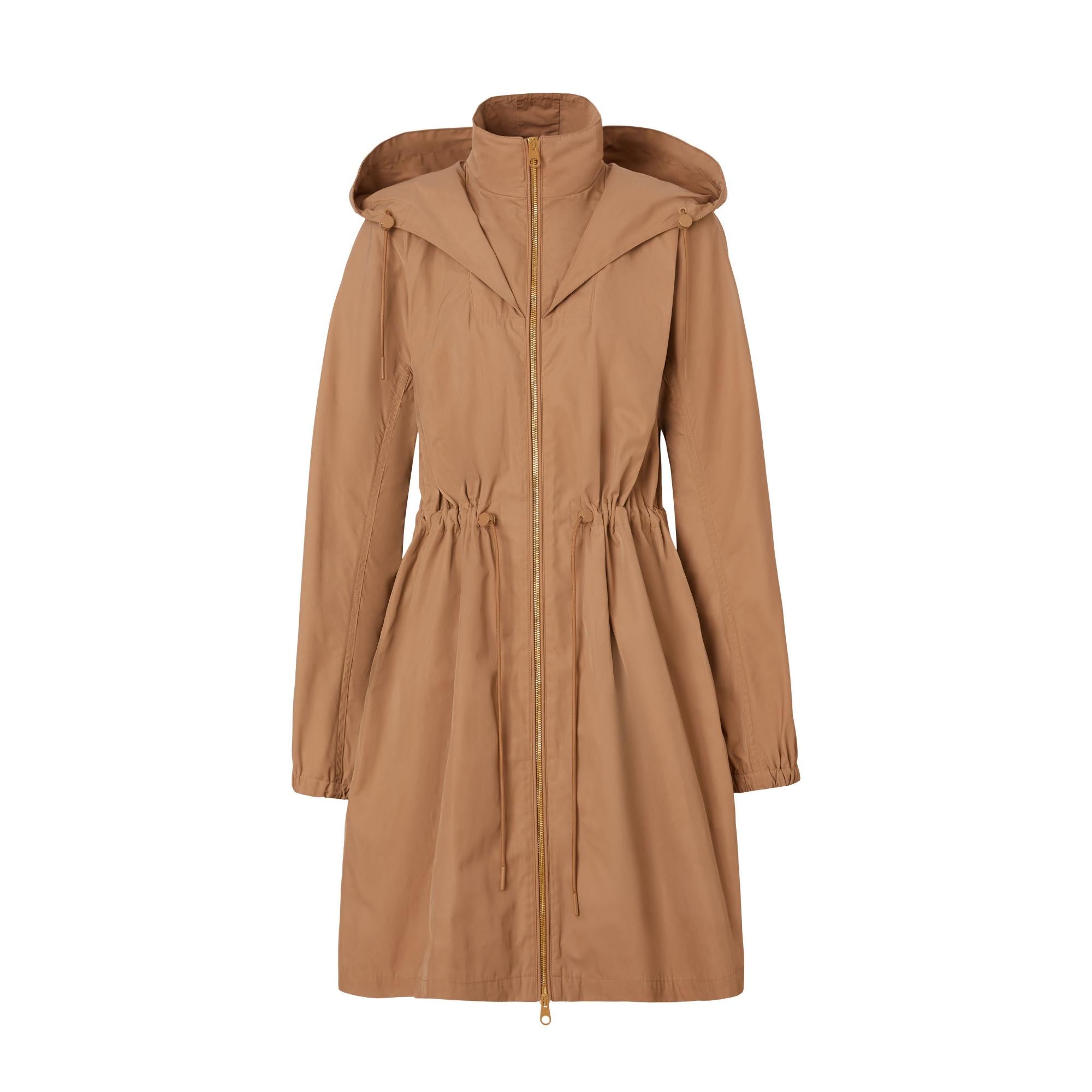 로고 디테일 후드 파카