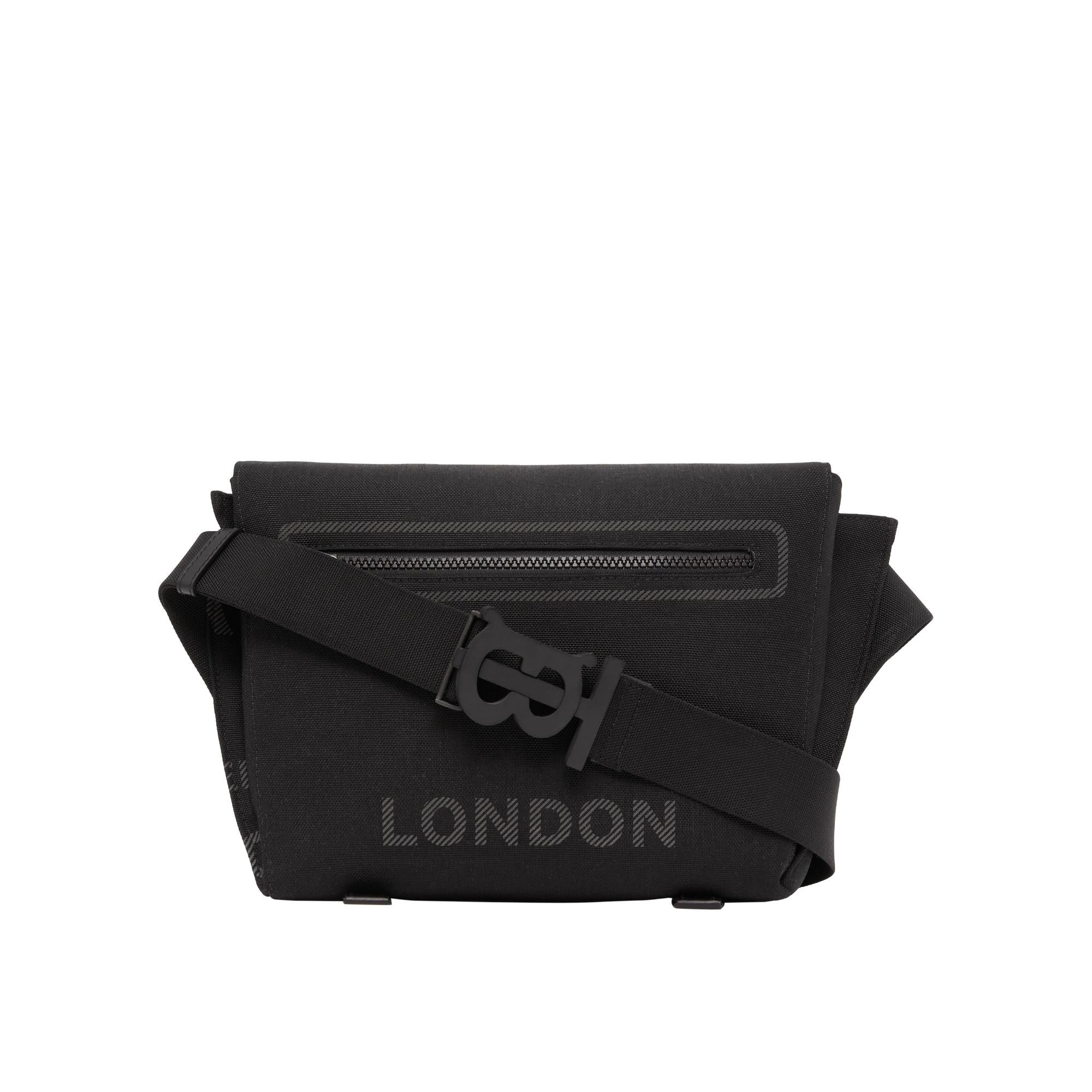 호스페리 프린트 나일론 스몰 락 백