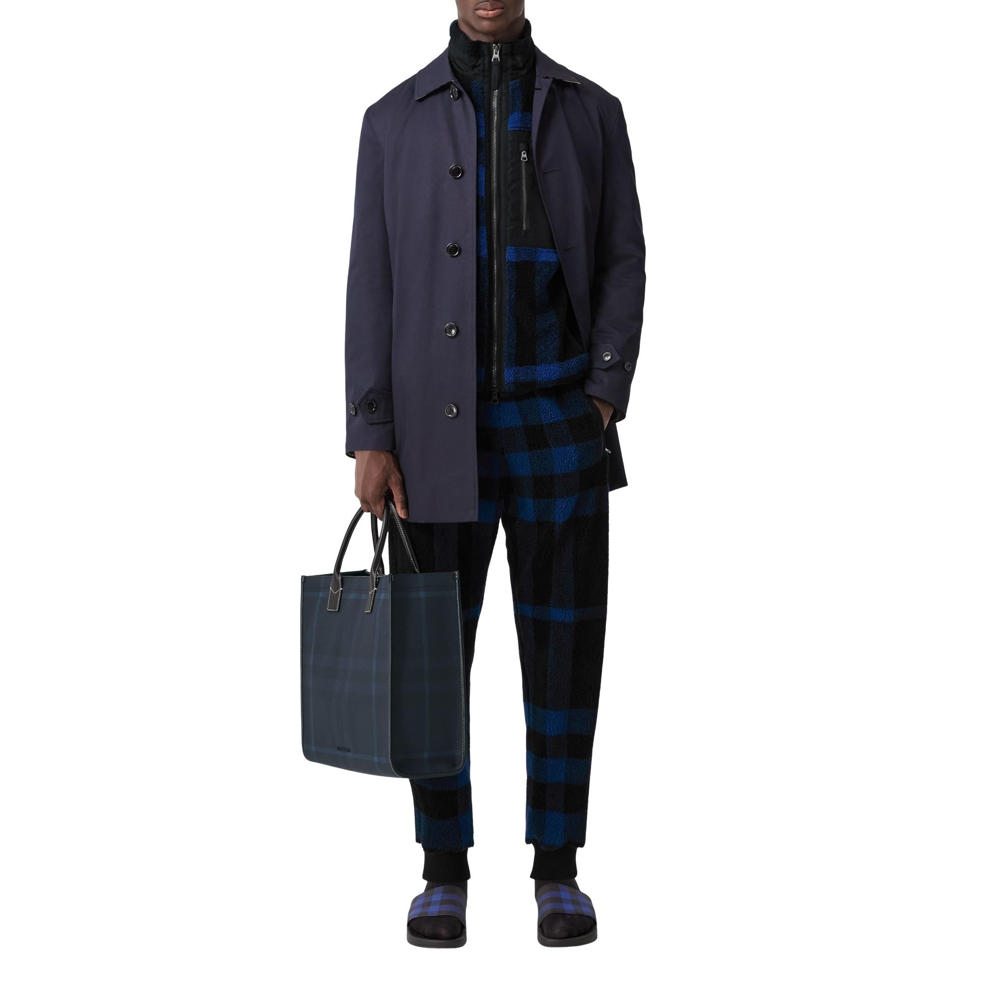 이그재저레이트 체크 레더 토트