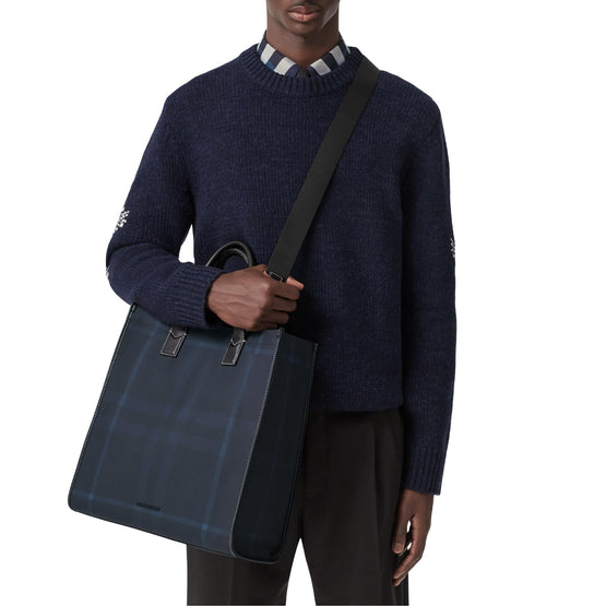 이그재저레이트 체크 레더 토트