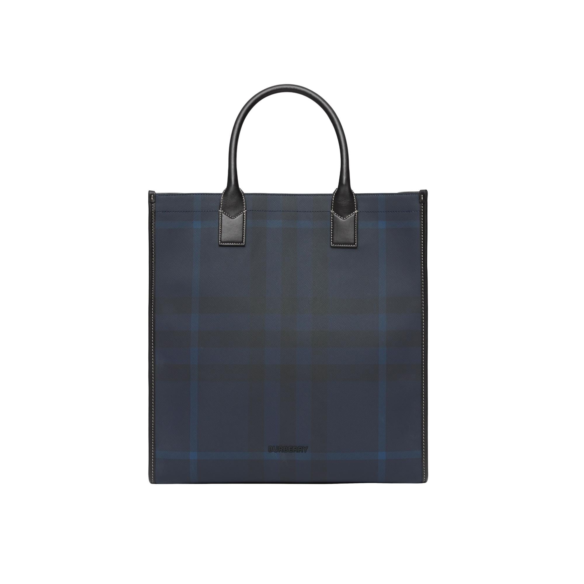 이그재저레이트 체크 레더 토트