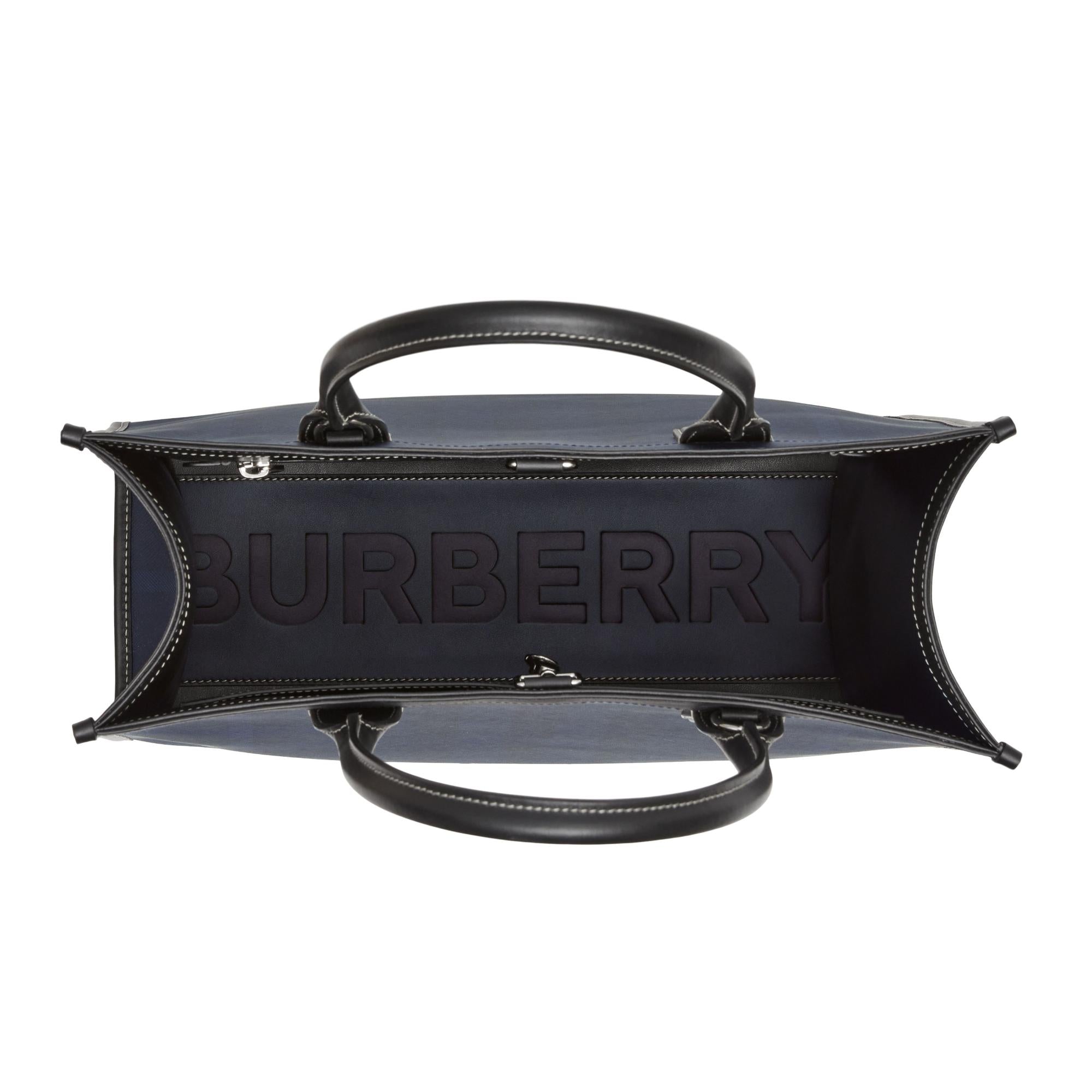 이그재저레이트 체크 레더 토트