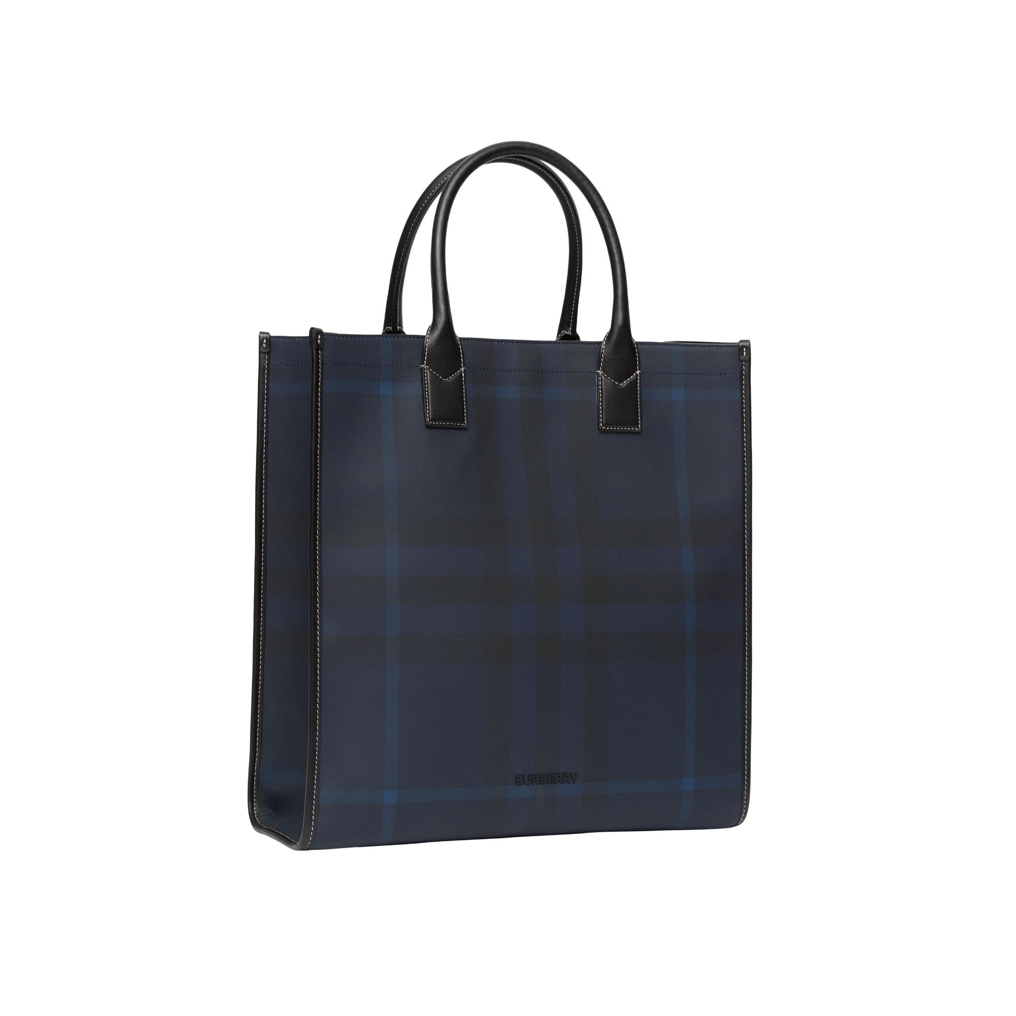 이그재저레이트 체크 레더 토트