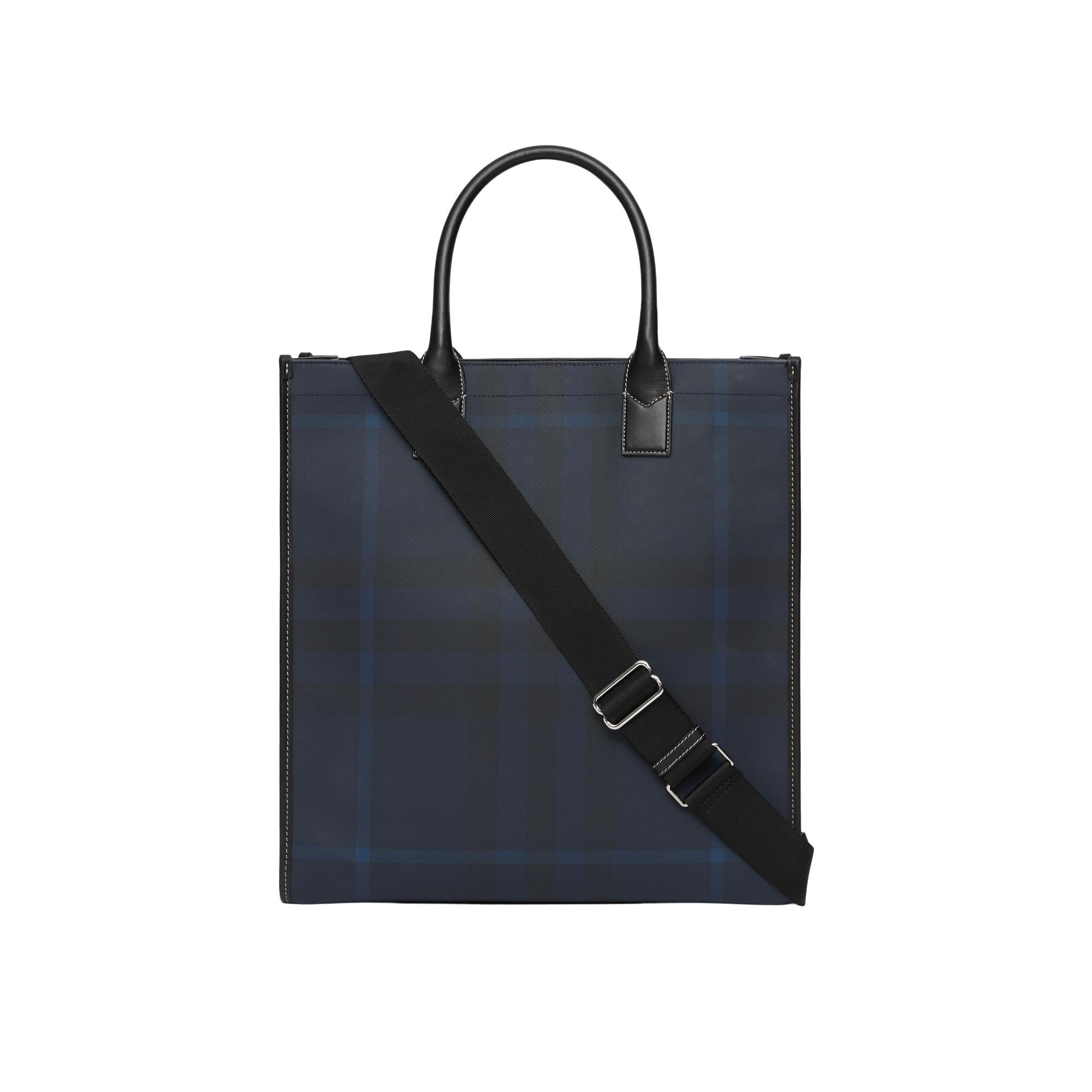 이그재저레이트 체크 레더 토트