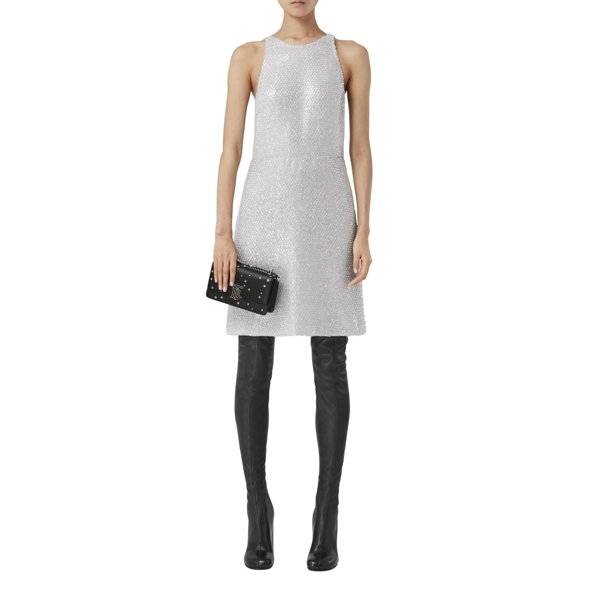 스타 프린트 레더 미니 TB 백