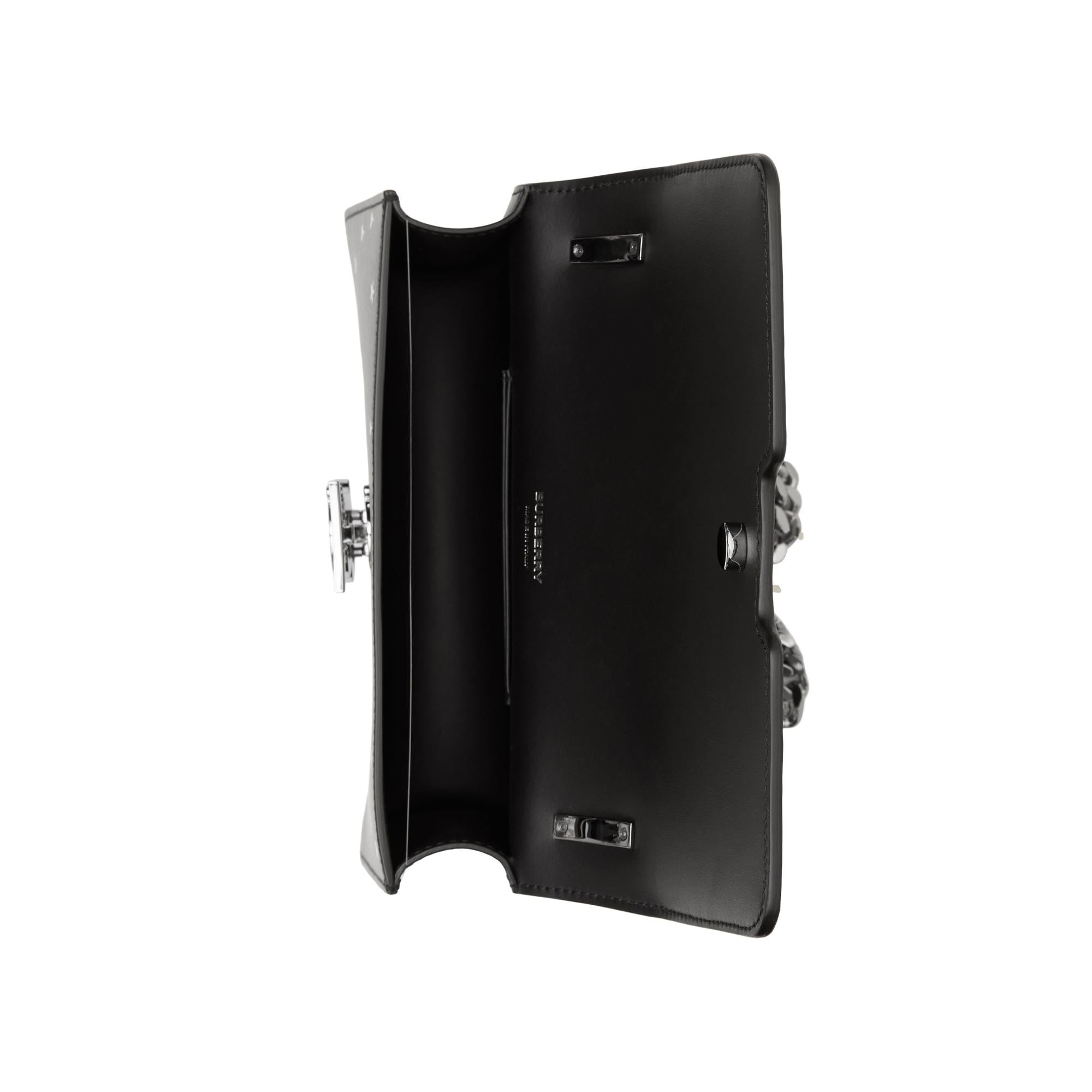 스타 프린트 레더 미니 TB 백