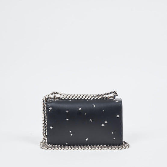 스타 프린트 레더 미니 TB 백