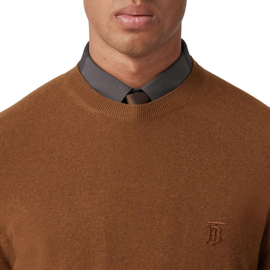 모노그램 모티프 캐시미어 스웨터