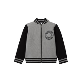 로고 그래픽 투톤 테크니컬 코튼 재킷