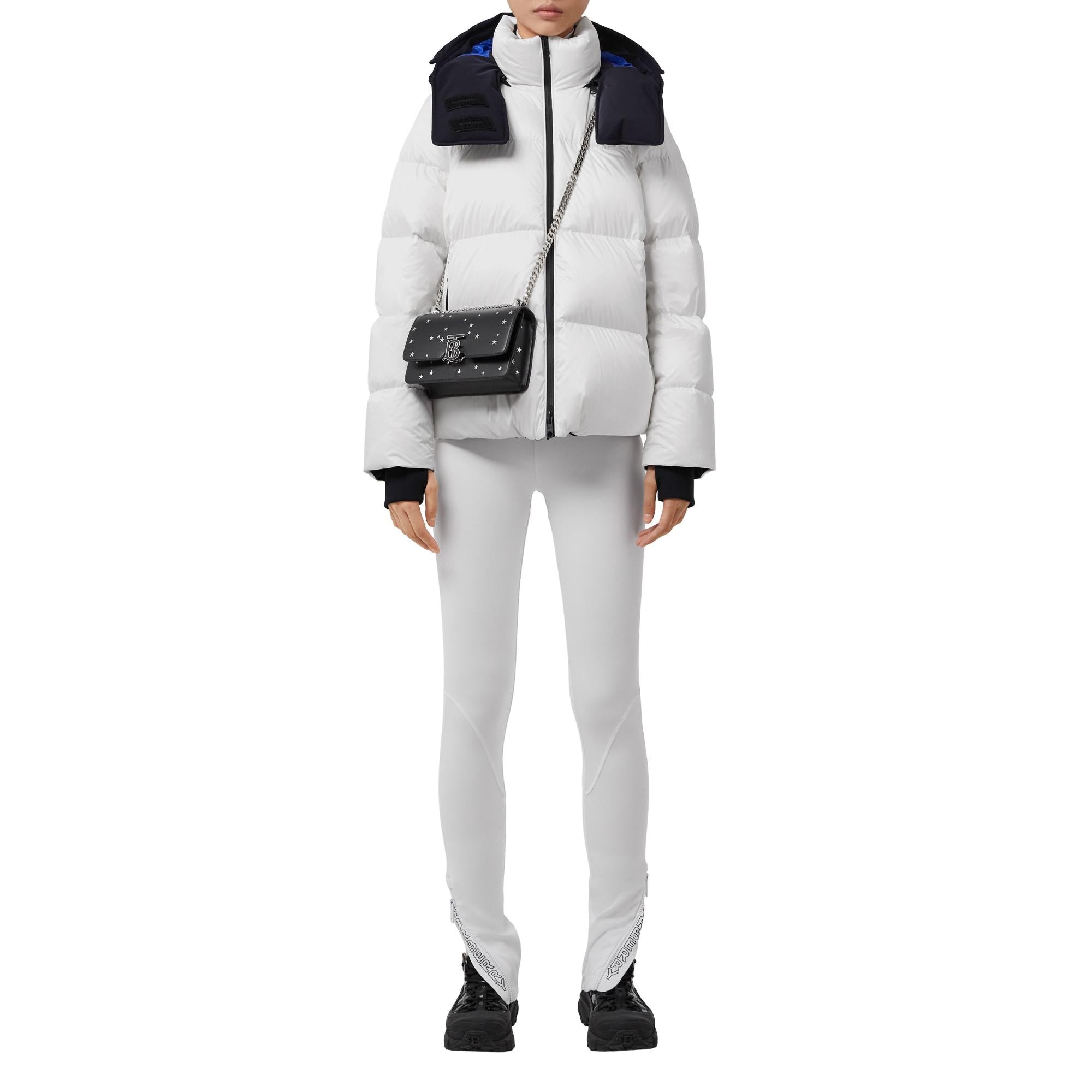 디태처블 후드 나일론 퍼퍼 재킷