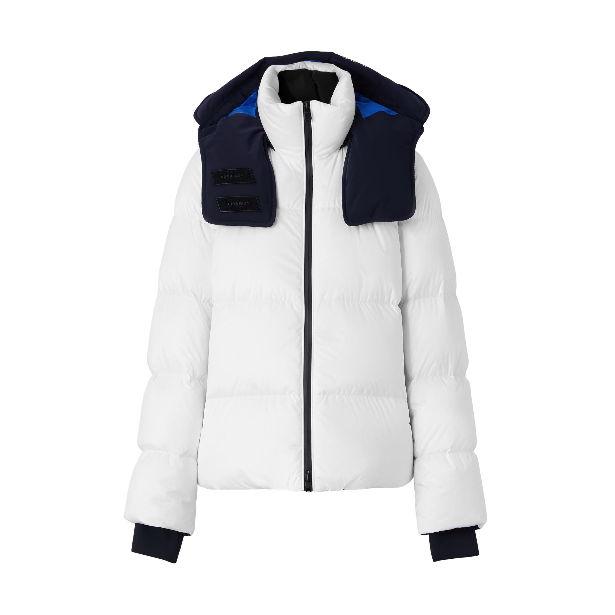 디태처블 후드 나일론 퍼퍼 재킷