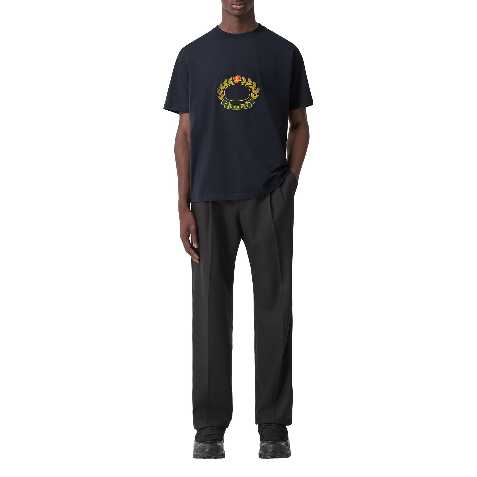 오크 리프 크레스트 코튼 오버사이즈 티셔츠