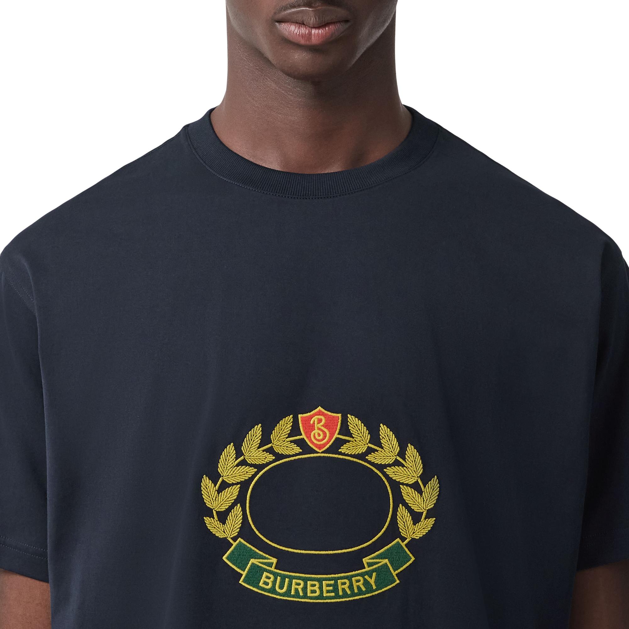 오크 리프 크레스트 코튼 오버사이즈 티셔츠