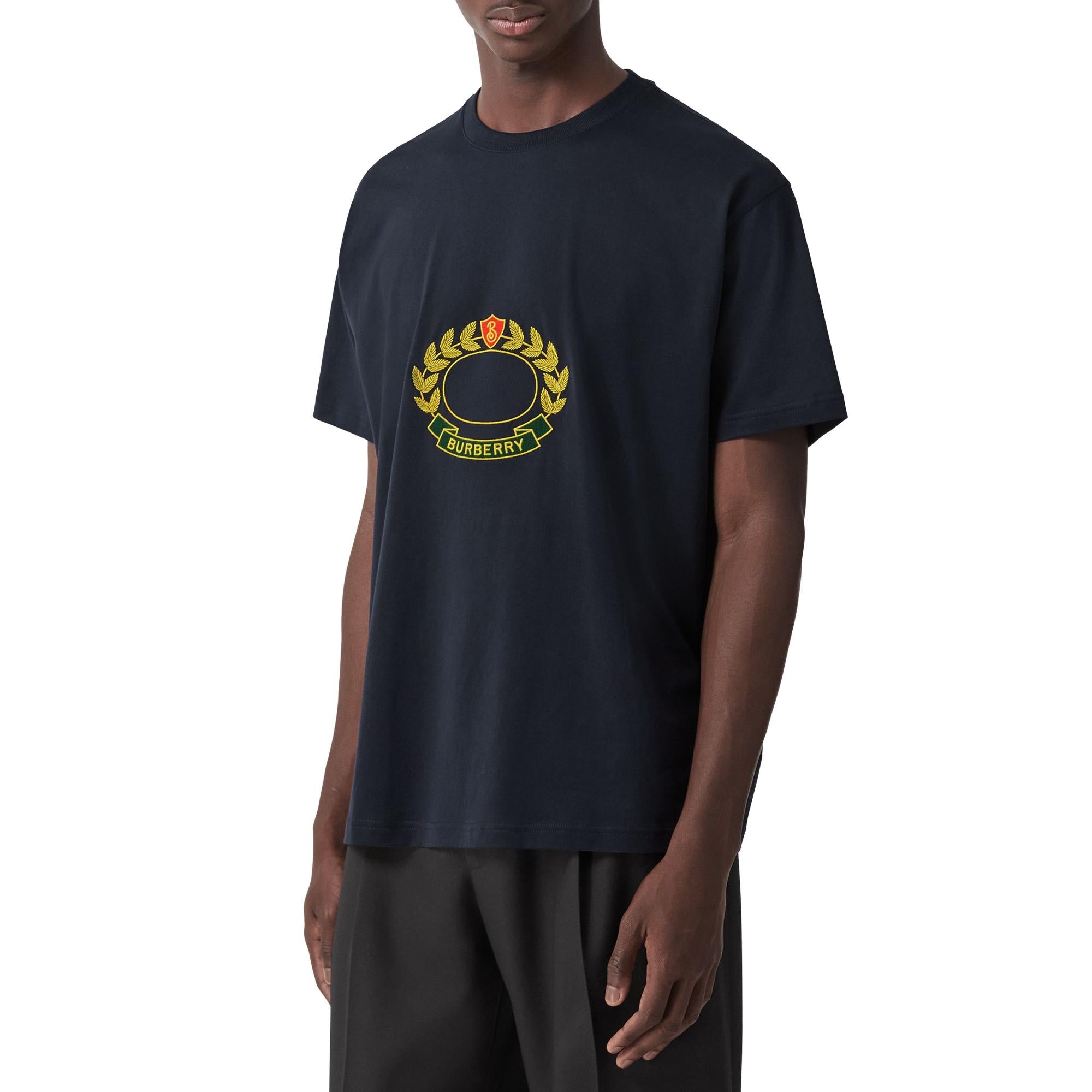 오크 리프 크레스트 코튼 오버사이즈 티셔츠