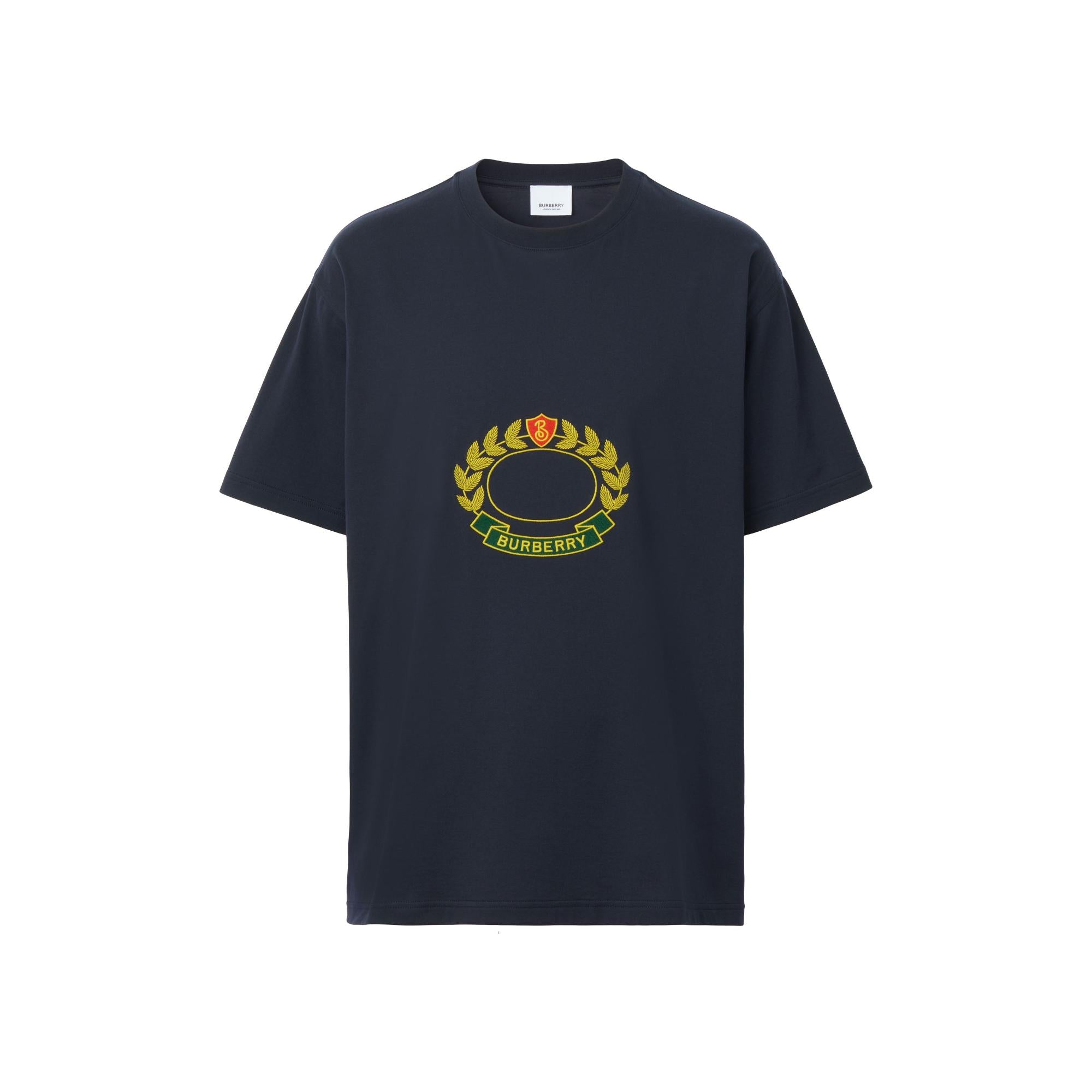 오크 리프 크레스트 코튼 오버사이즈 티셔츠